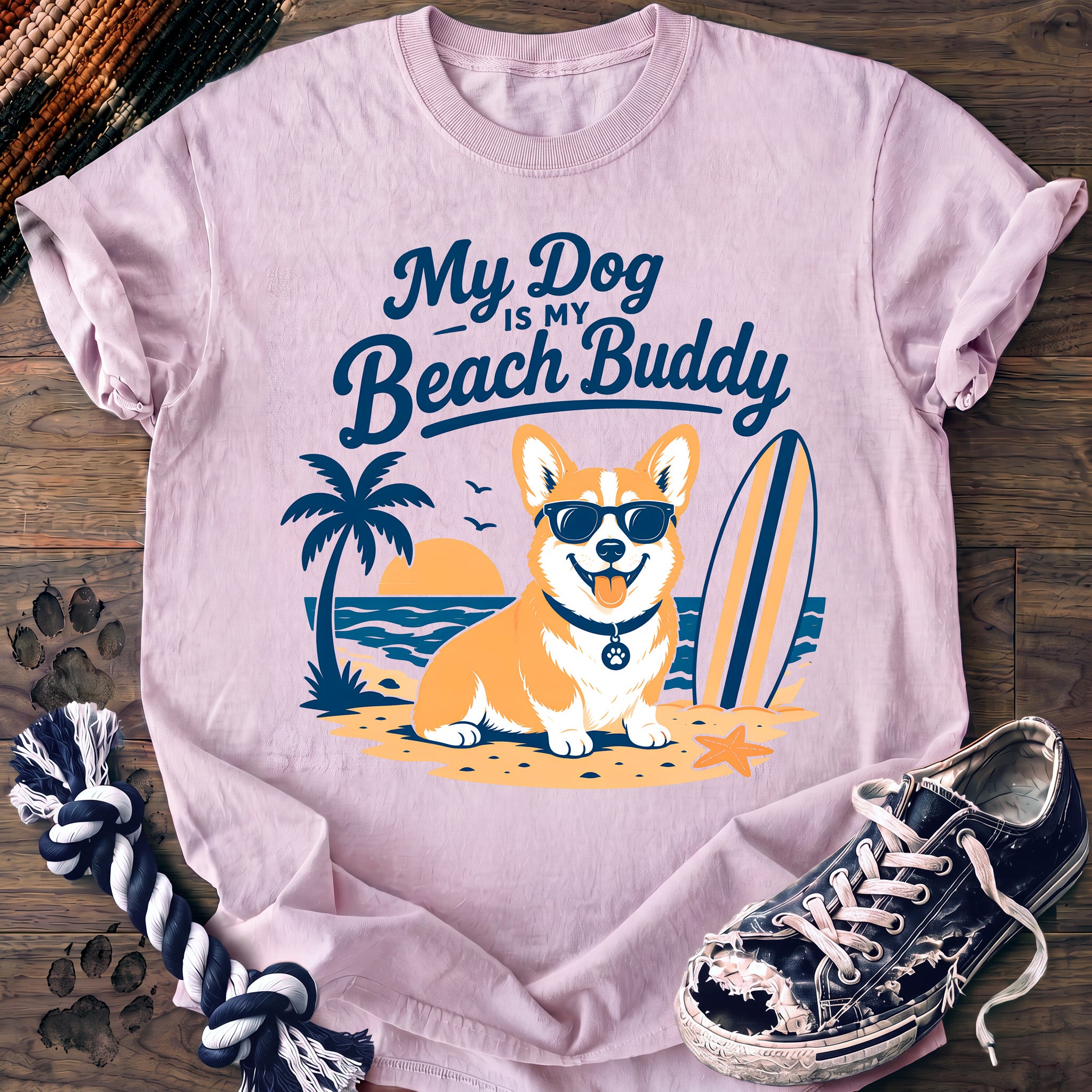 PAWSSION CLUB t-shirt in Blossom color - SKU PC-0181