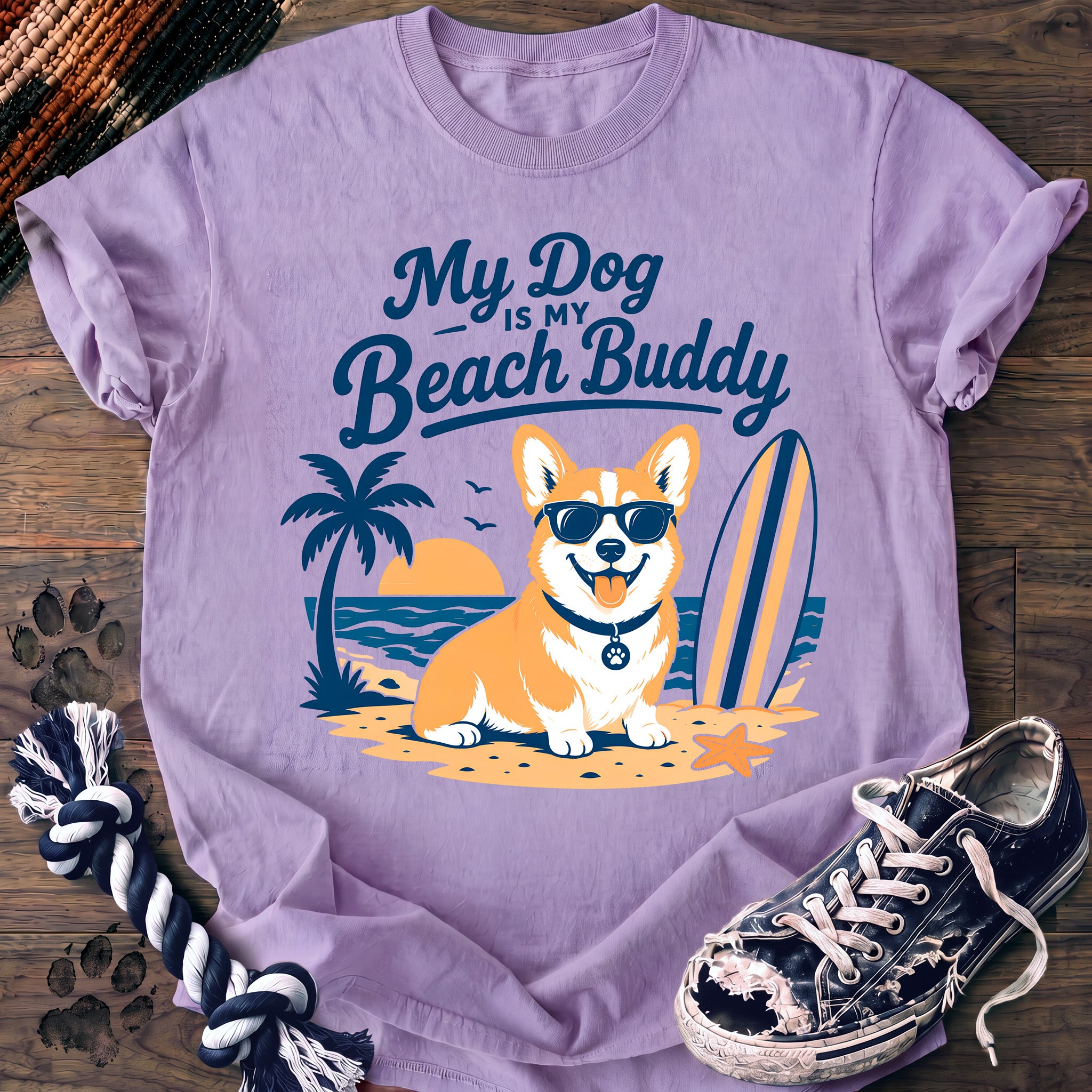 PAWSSION CLUB t-shirt in Orchid color - SKU PC-0181