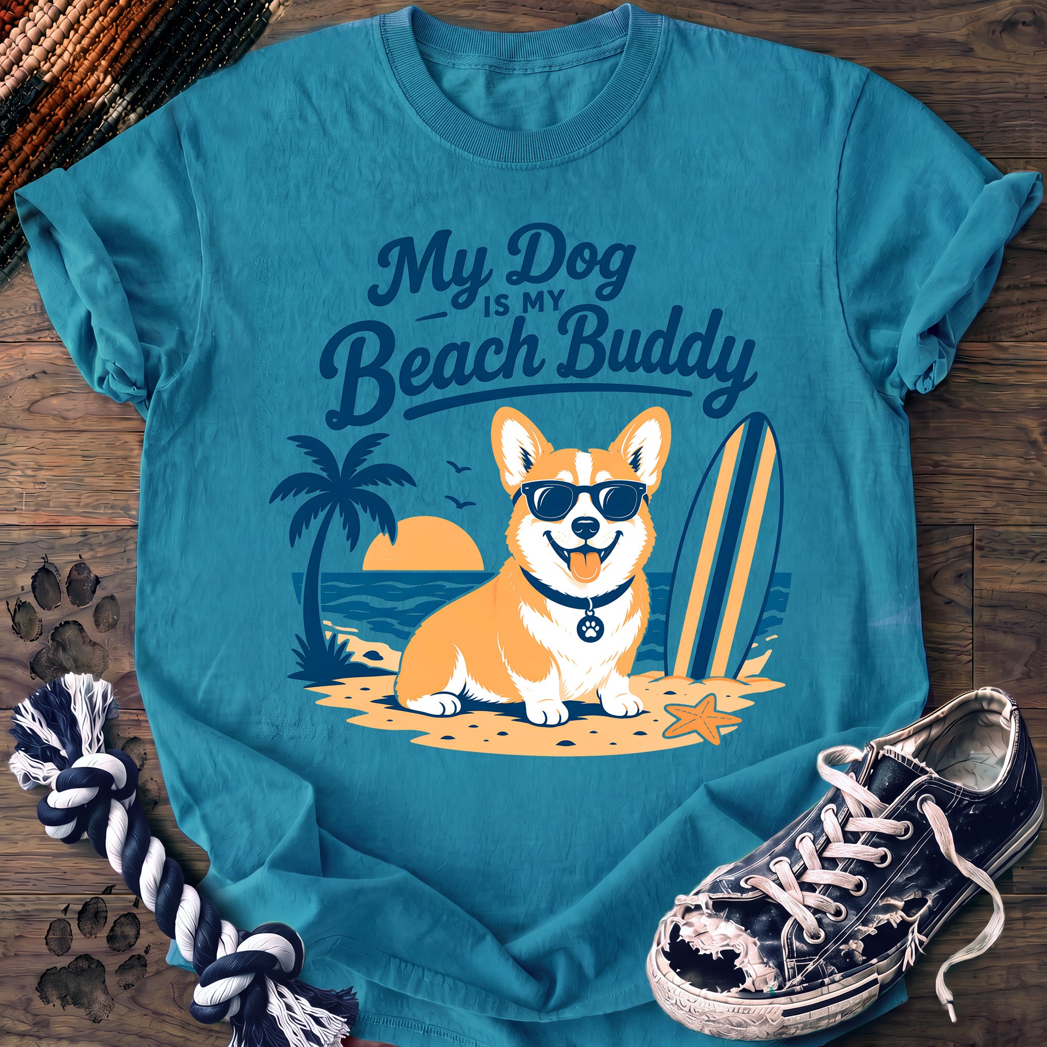 PAWSSION CLUB t-shirt in Sapphire color - SKU PC-0181