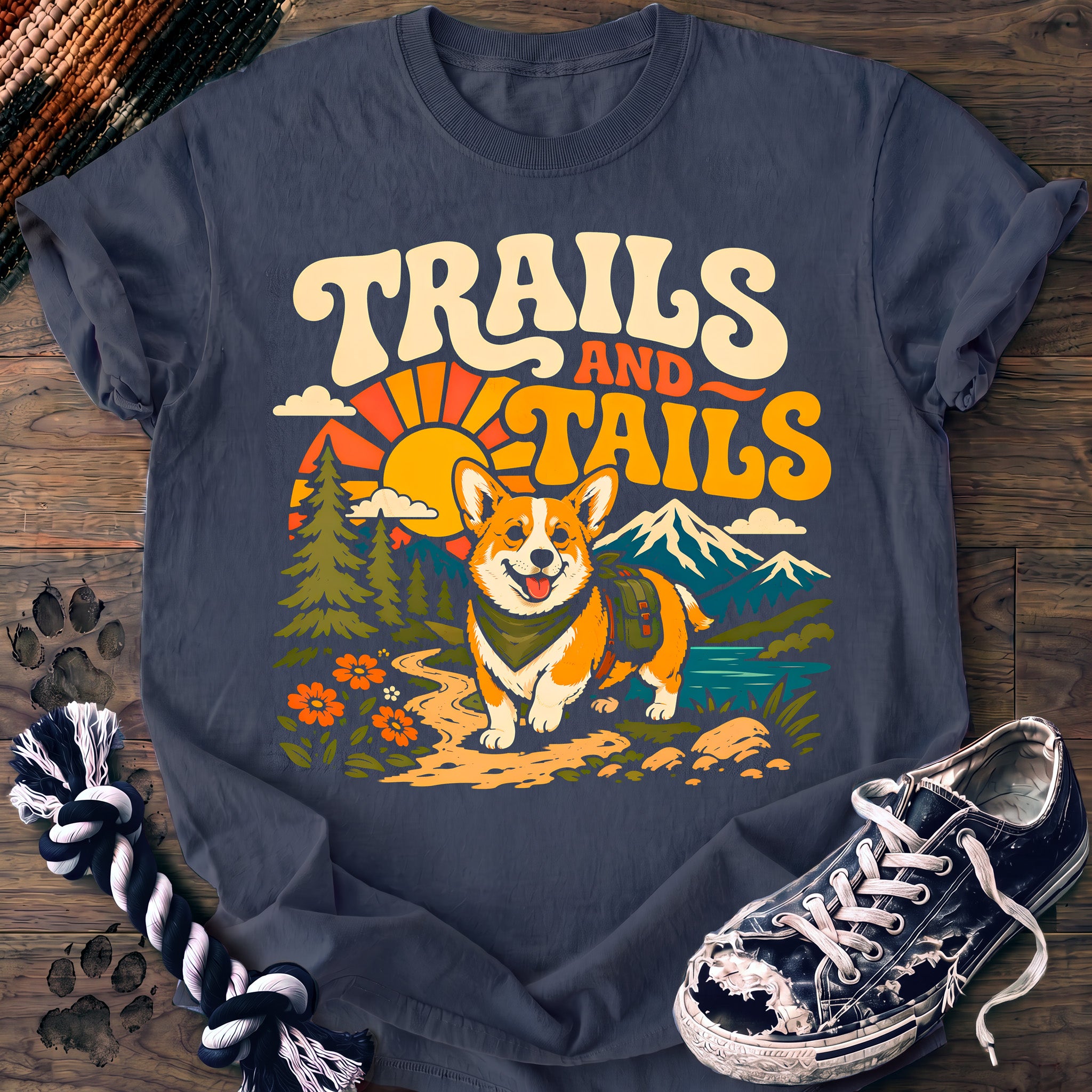 PAWSSION CLUB t-shirt in BlueJean color - SKU PC-0182