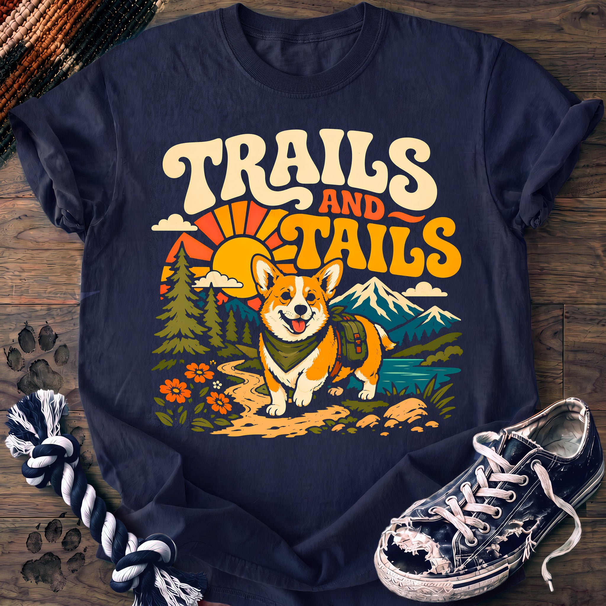PAWSSION CLUB t-shirt in Navy color - SKU PC-0182