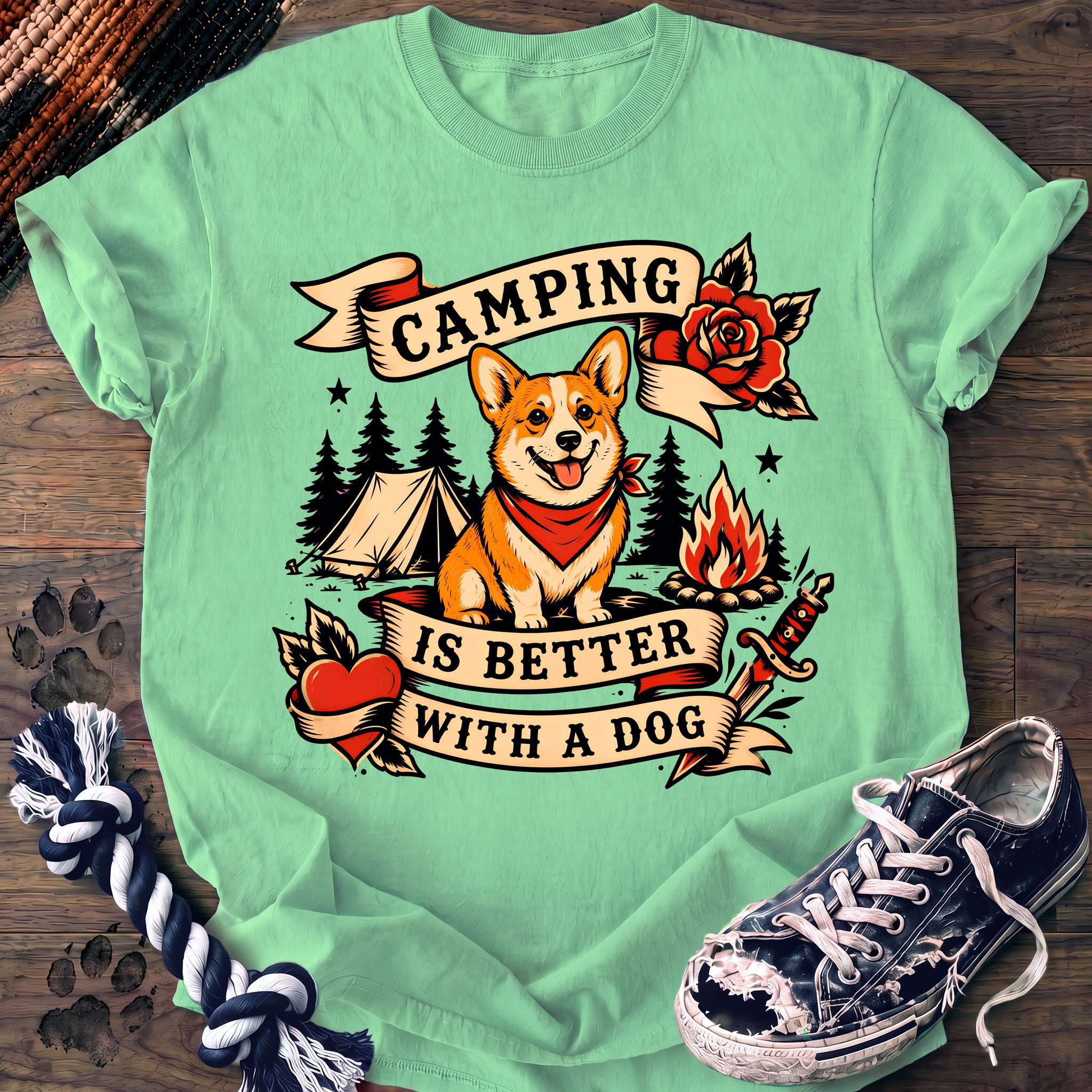 PAWSSION CLUB t-shirt in IslandReef color - SKU PC-0183