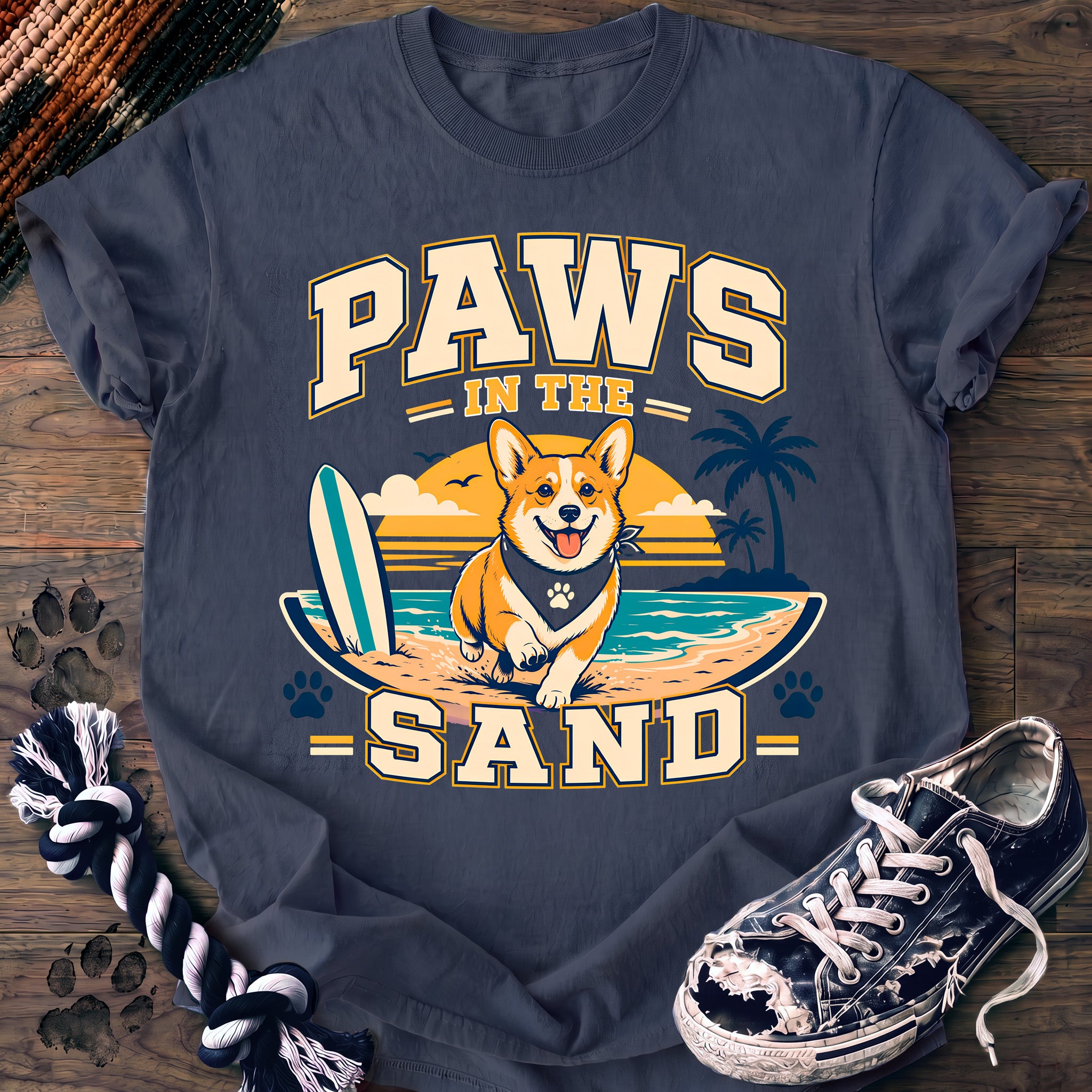 PAWSSION CLUB t-shirt in BlueJean color - SKU PC-0185