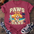 PAWSSION CLUB t-shirt in Crunchberry color - SKU PC-0185
