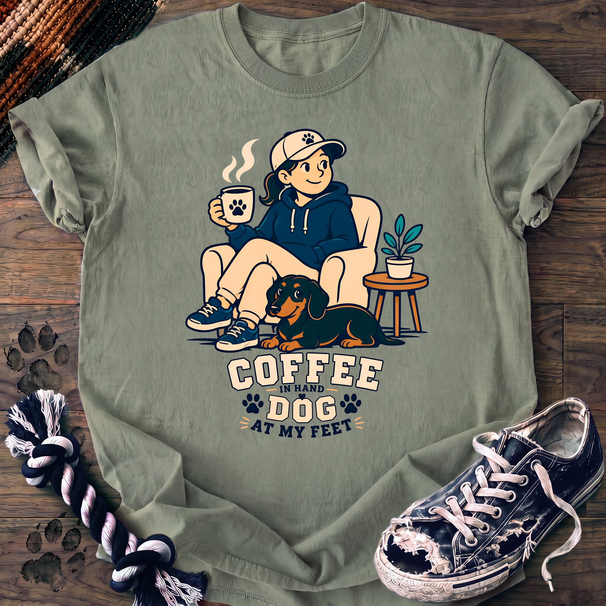 PAWSSION CLUB t-shirt in Bay color - SKU PC-0186