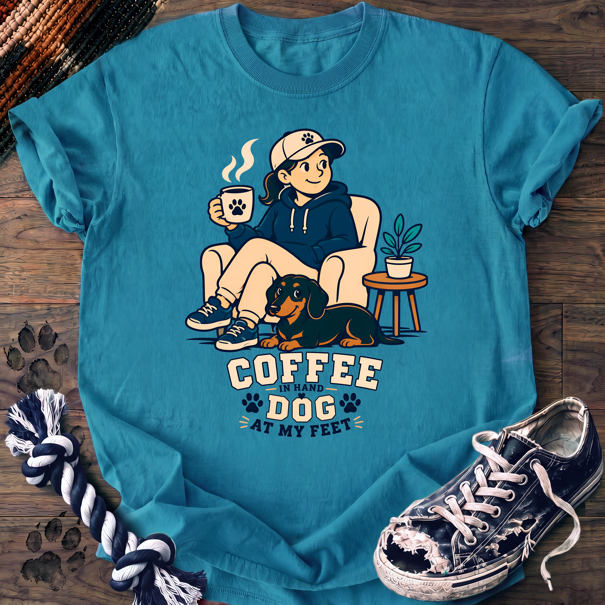 PAWSSION CLUB t-shirt in Sapphire color - SKU PC-0186