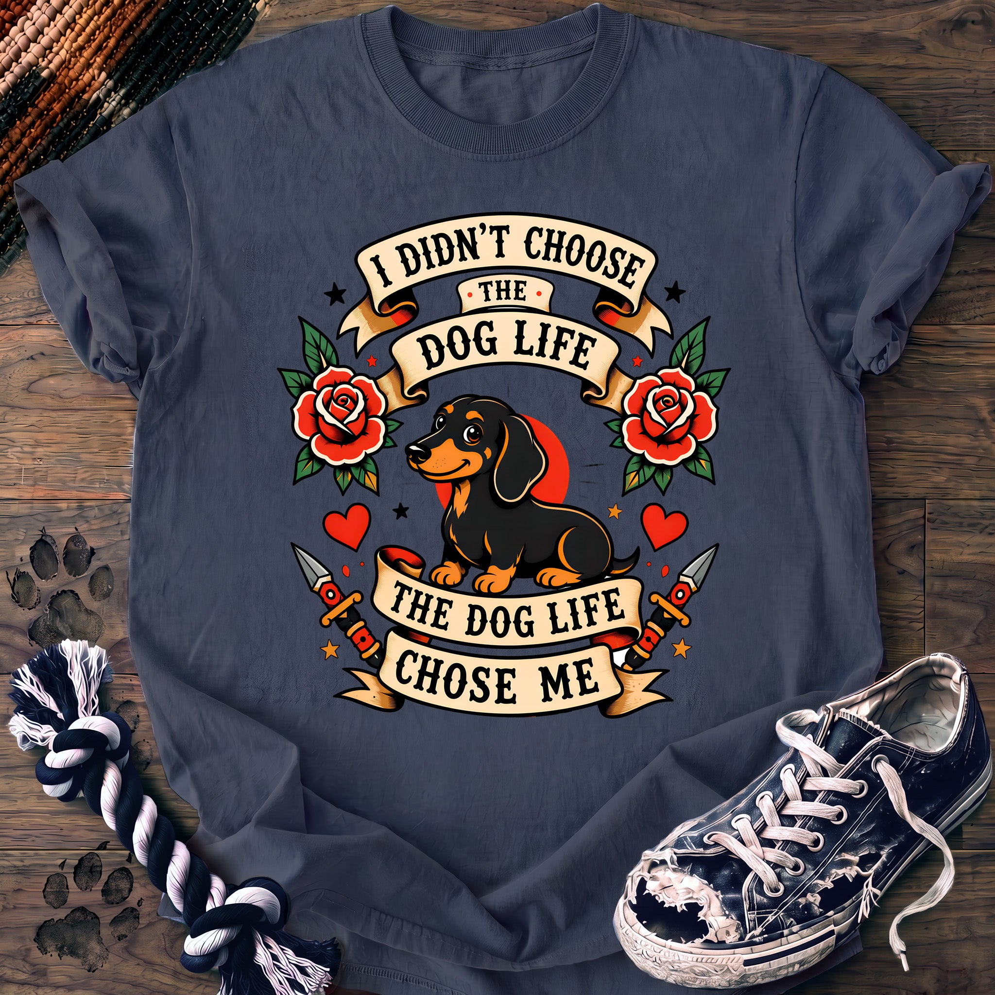 PAWSSION CLUB t-shirt in BlueJean color - SKU PC-0187