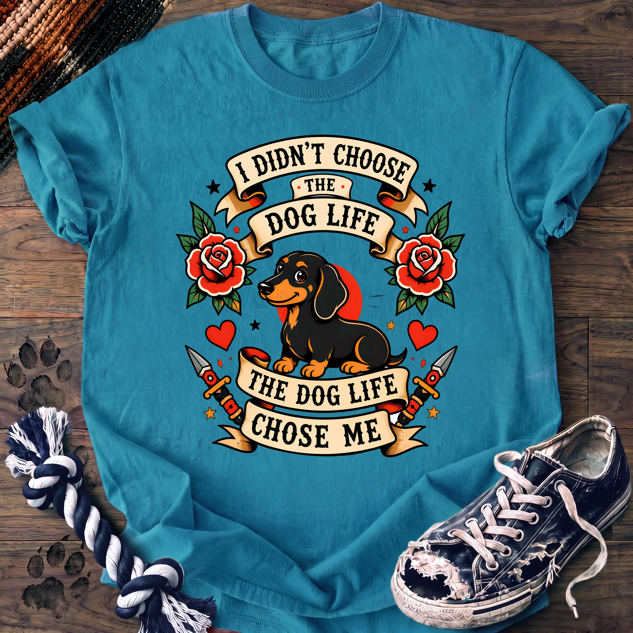 PAWSSION CLUB t-shirt in Sapphire color - SKU PC-0187