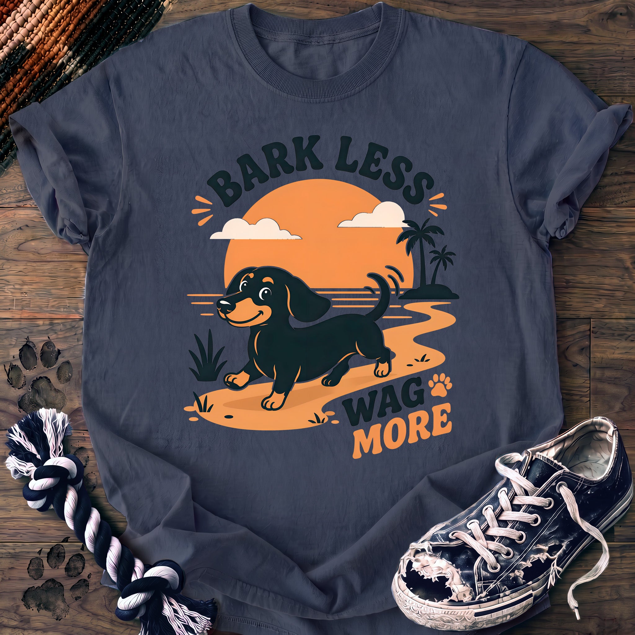 PAWSSION CLUB t-shirt in BlueJean color - SKU PC-0188