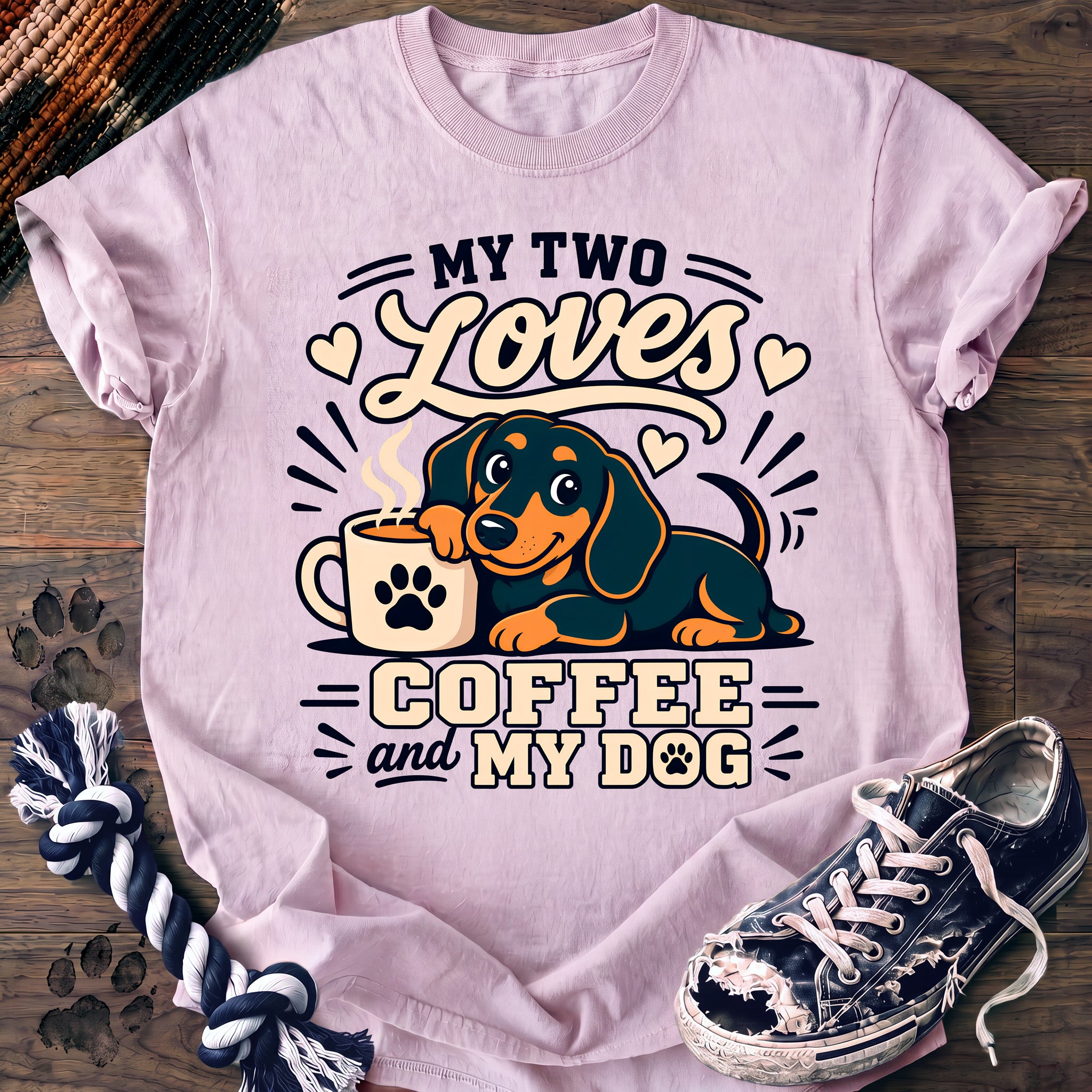 PAWSSION CLUB t-shirt in Blossom color - SKU PC-0189
