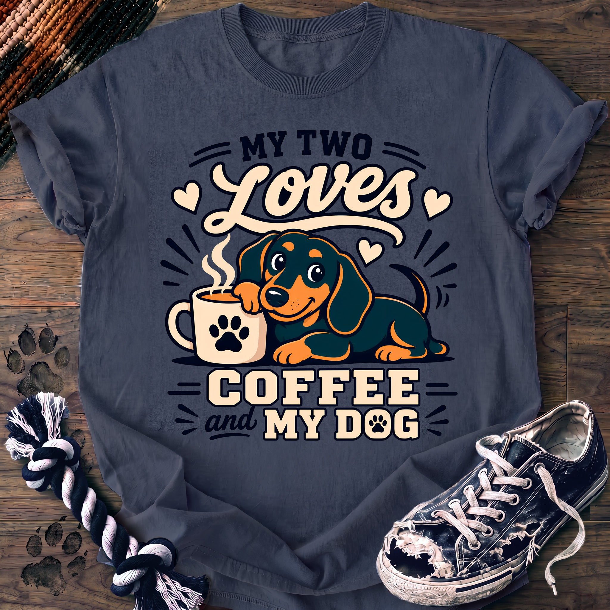 PAWSSION CLUB t-shirt in BlueJean color - SKU PC-0189