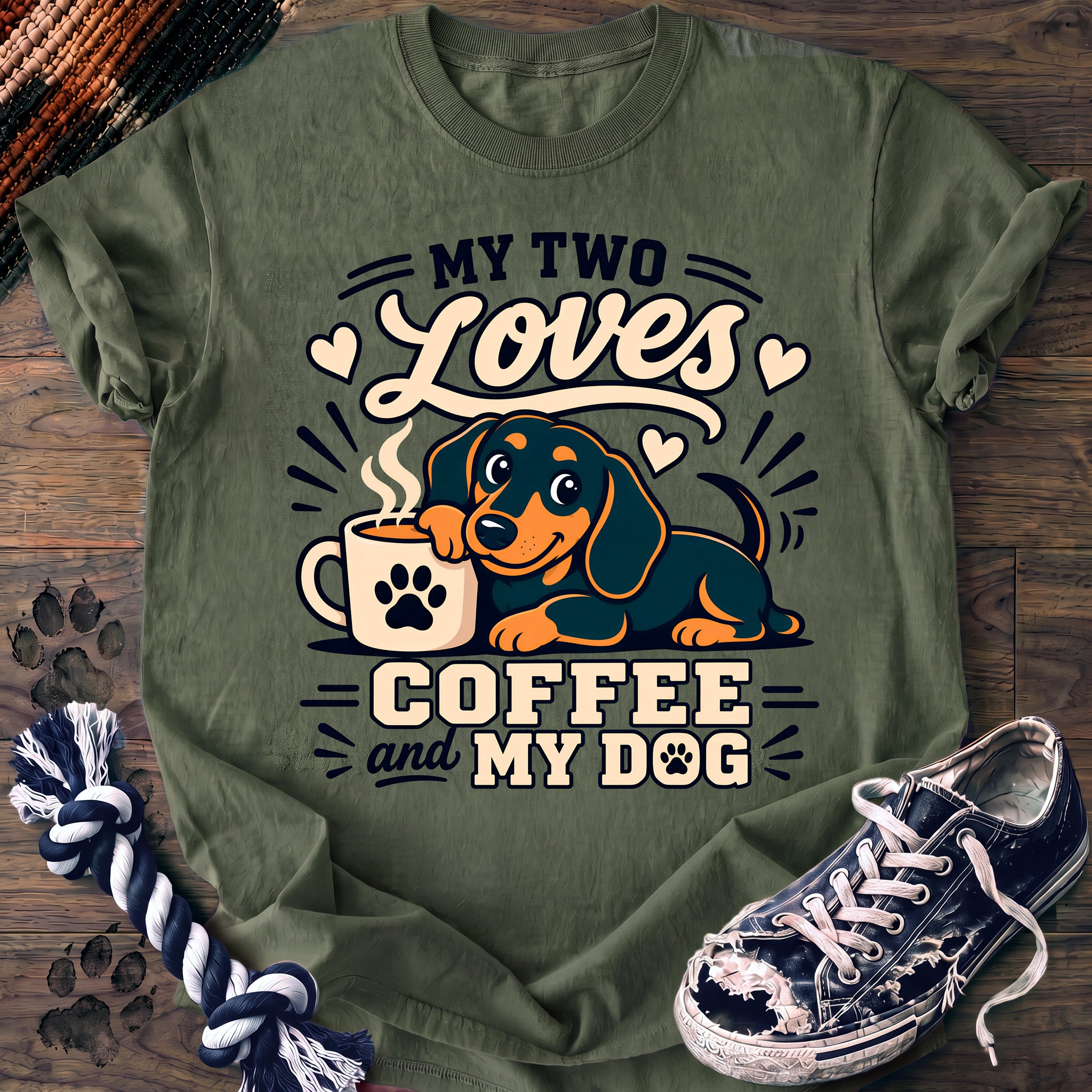 PAWSSION CLUB t-shirt in LightGreen color - SKU PC-0189