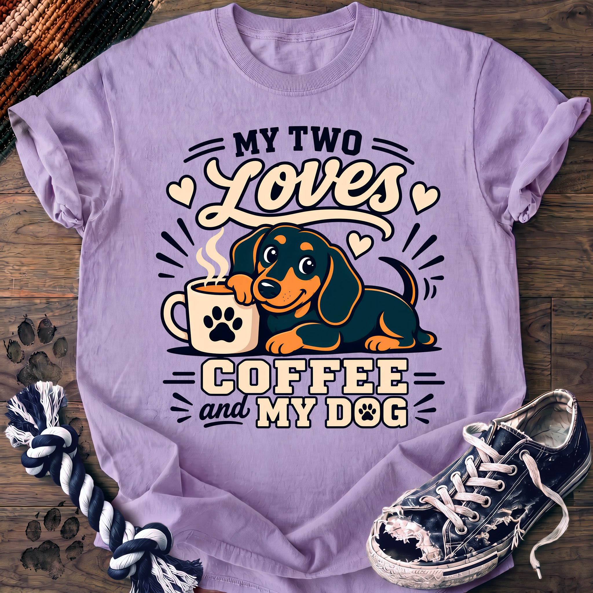 PAWSSION CLUB t-shirt in Orchid color - SKU PC-0189