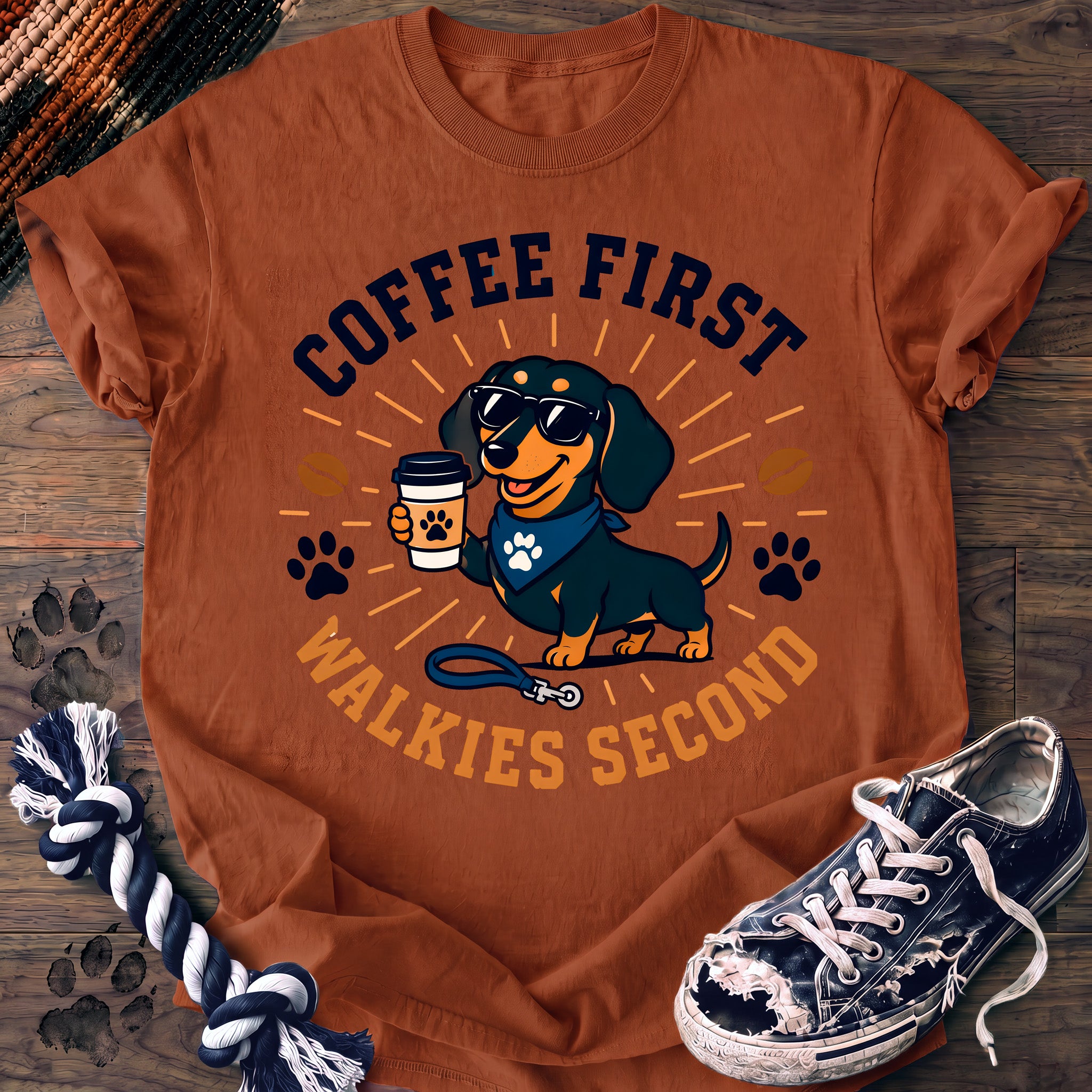 PAWSSION CLUB t-shirt in Yam color - SKU PC-0190