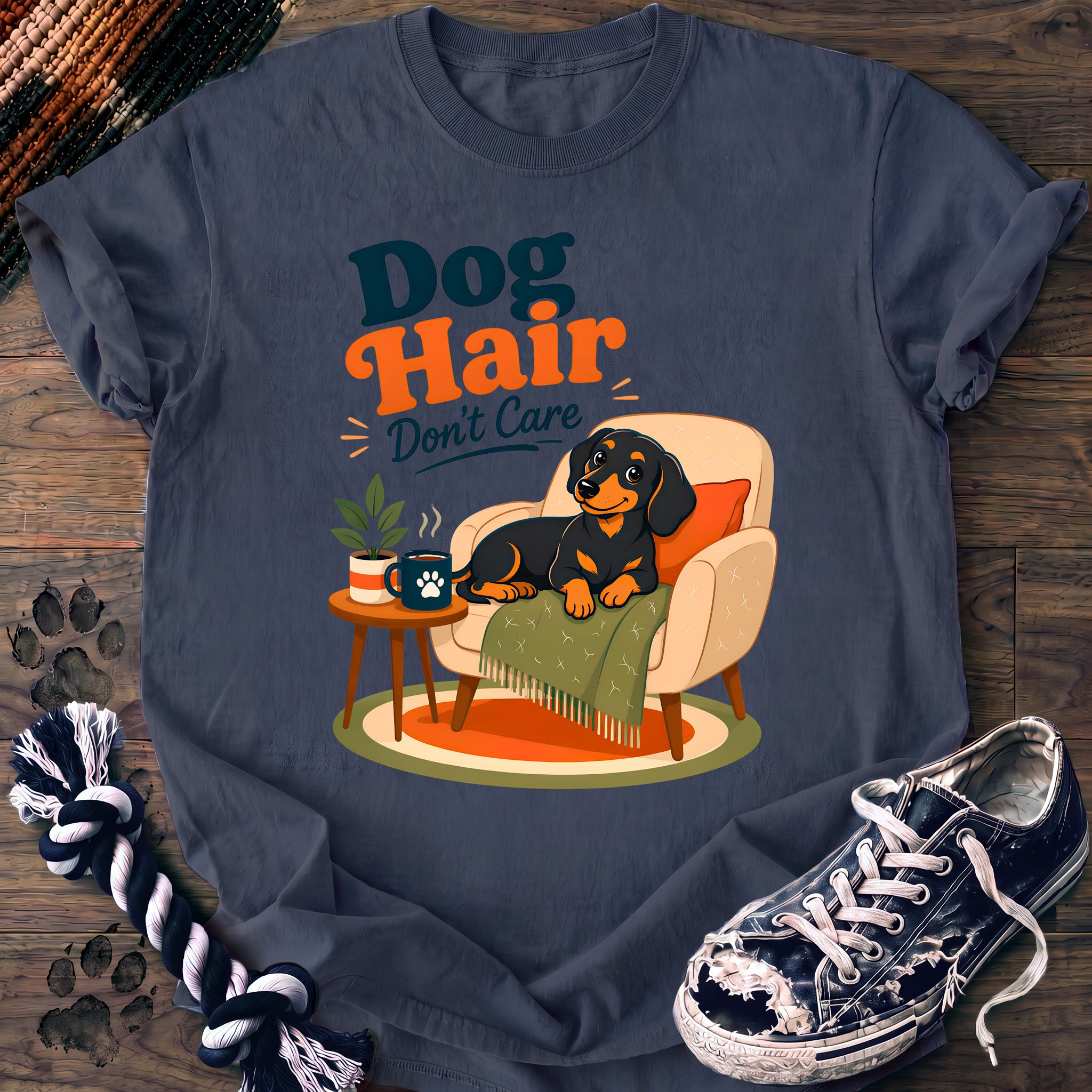 PAWSSION CLUB t-shirt in BlueJean color - SKU PC-0191