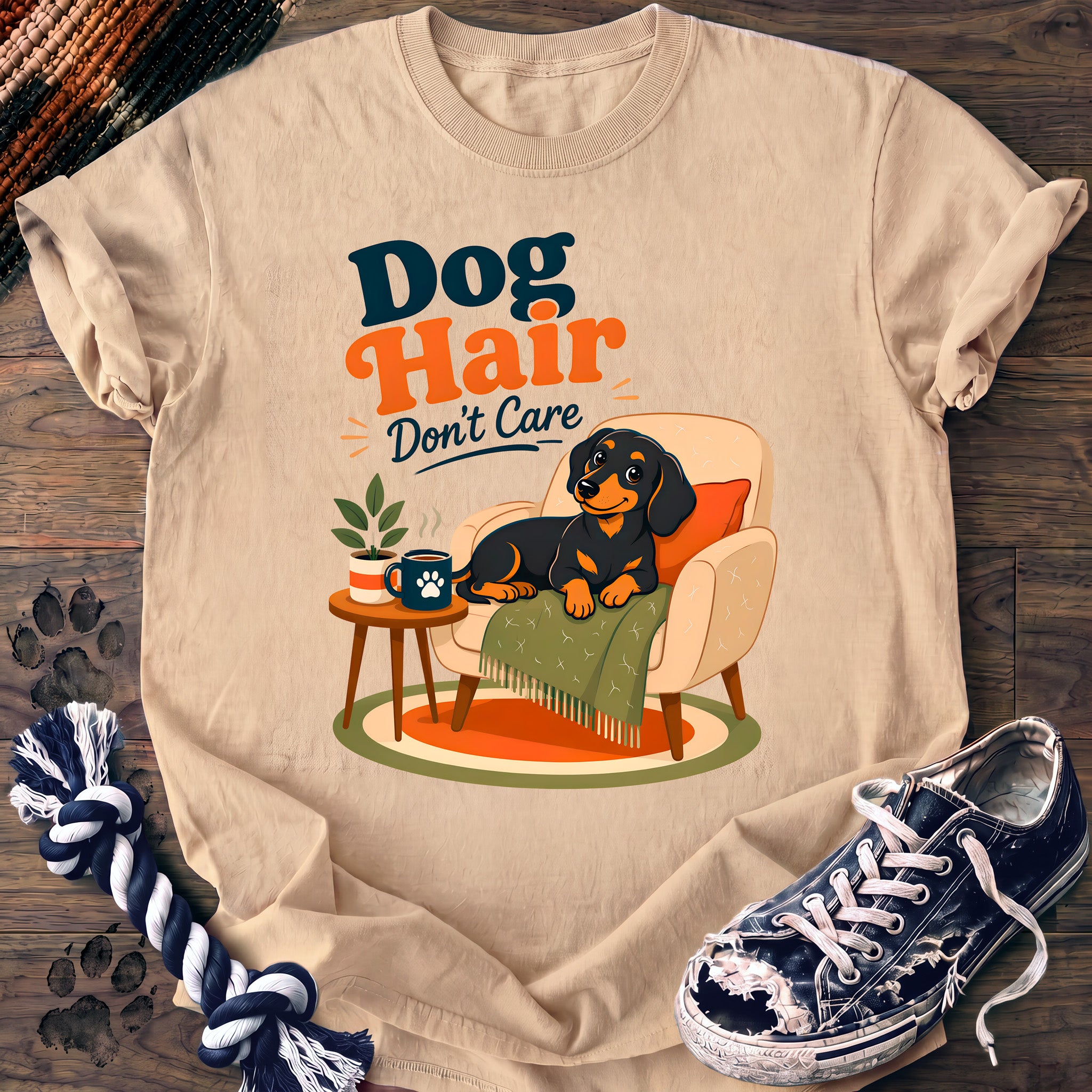 PAWSSION CLUB t-shirt in Ivory color - SKU PC-0191