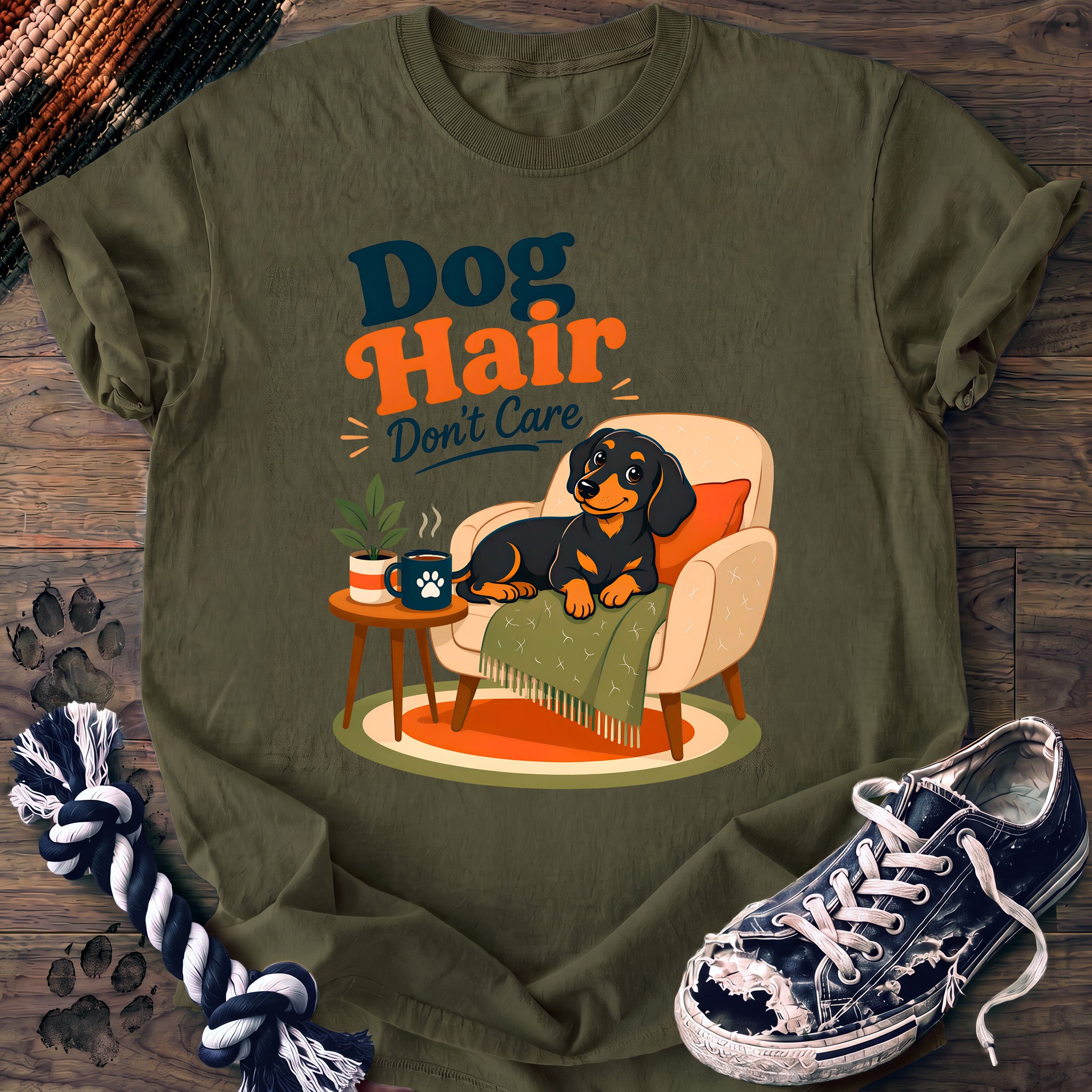 PAWSSION CLUB t-shirt in Moss color - SKU PC-0191