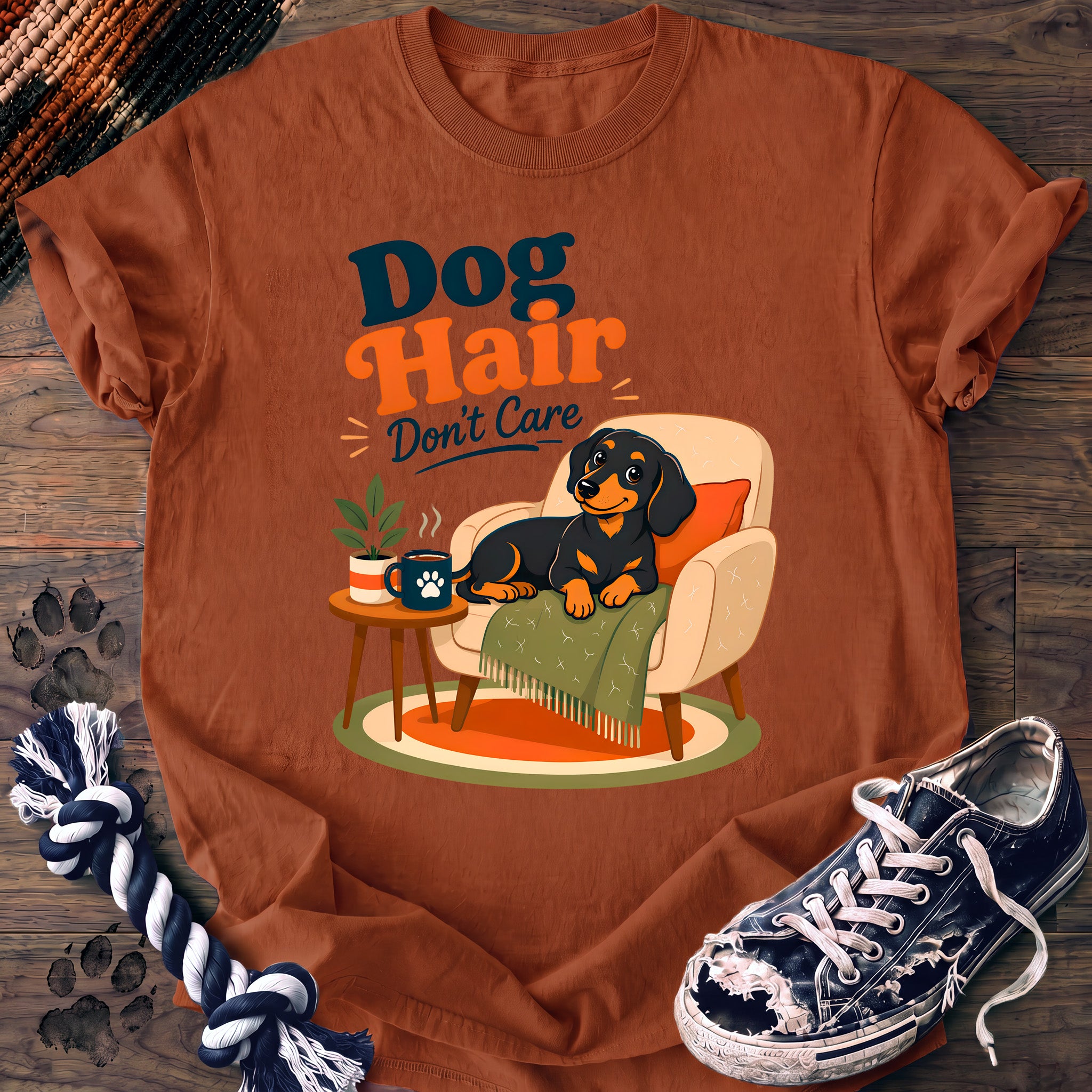PAWSSION CLUB t-shirt in Yam color - SKU PC-0191