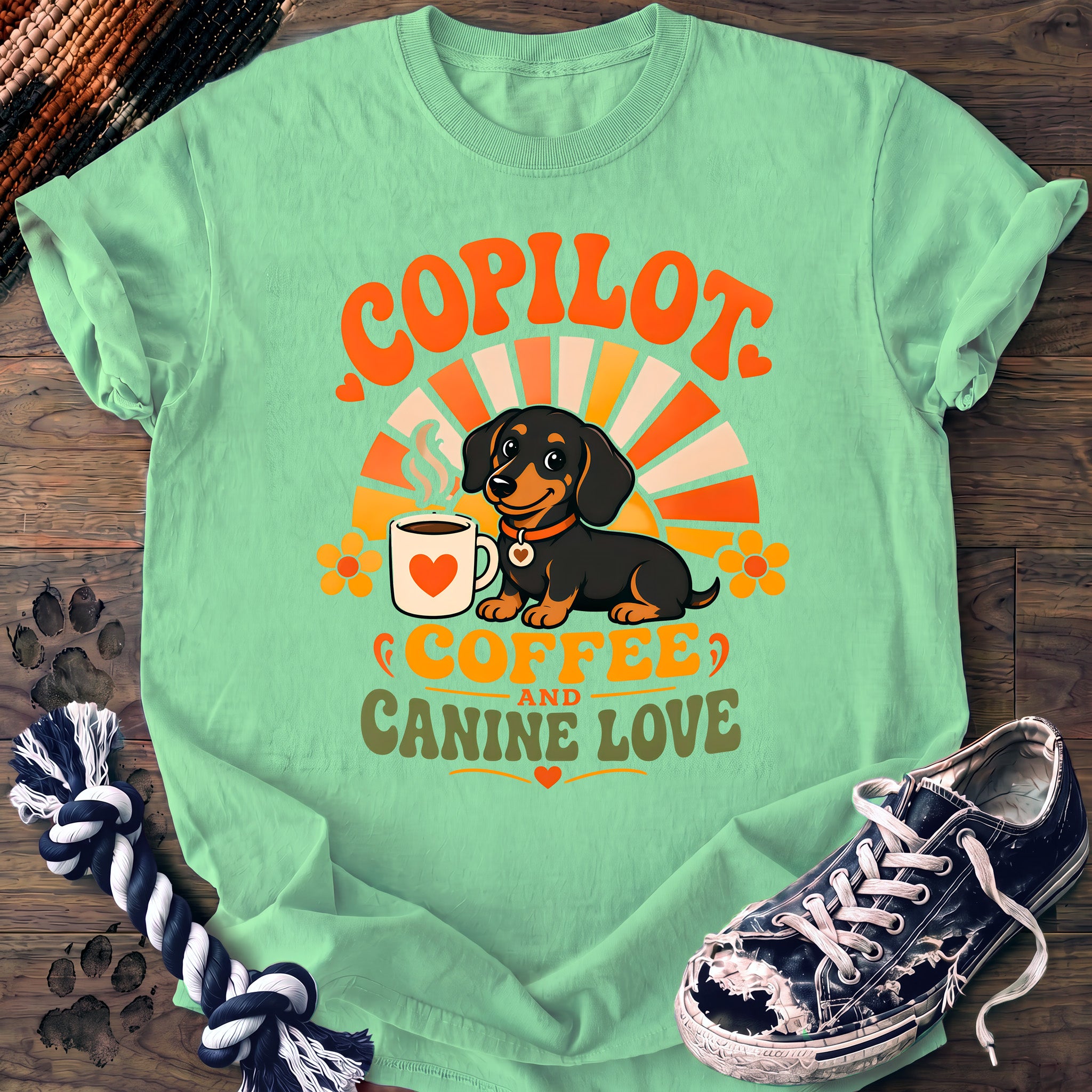 PAWSSION CLUB t-shirt in IslandReef color - SKU PC-0192