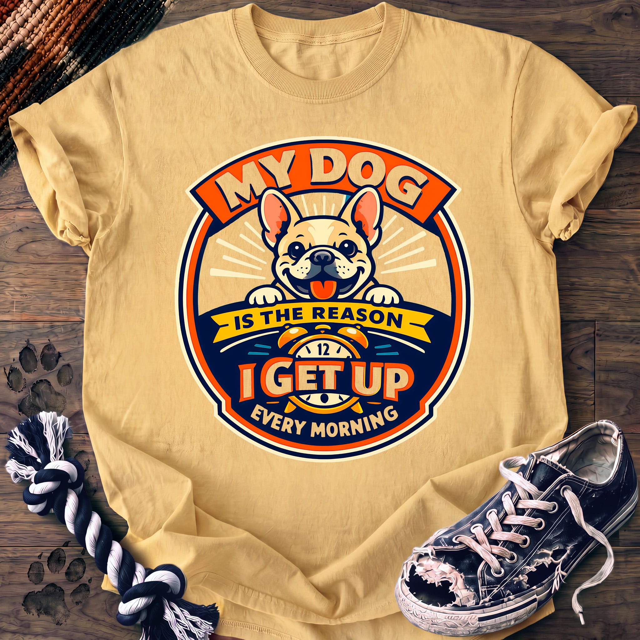 PAWSSION CLUB t-shirt in Butter color - SKU PC-0193