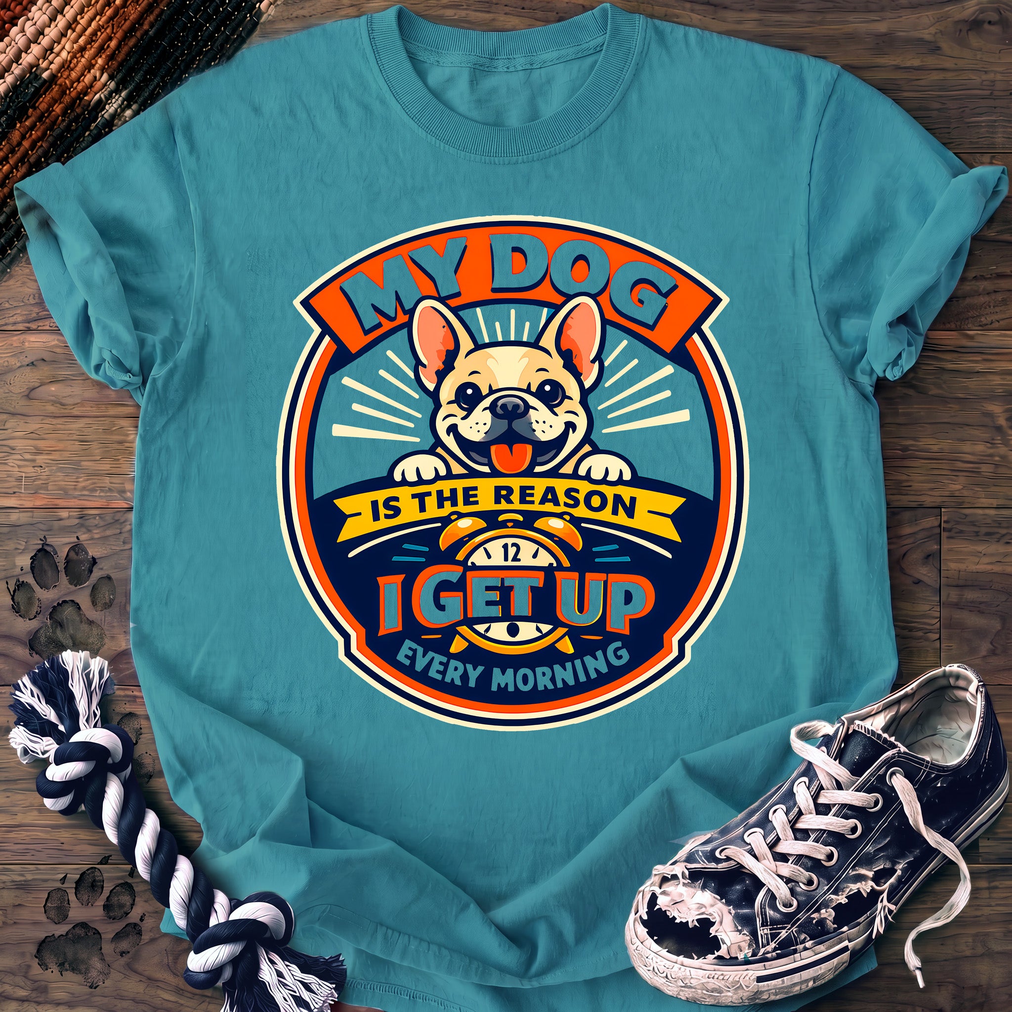 PAWSSION CLUB t-shirt in LagoonBlue color - SKU PC-0193