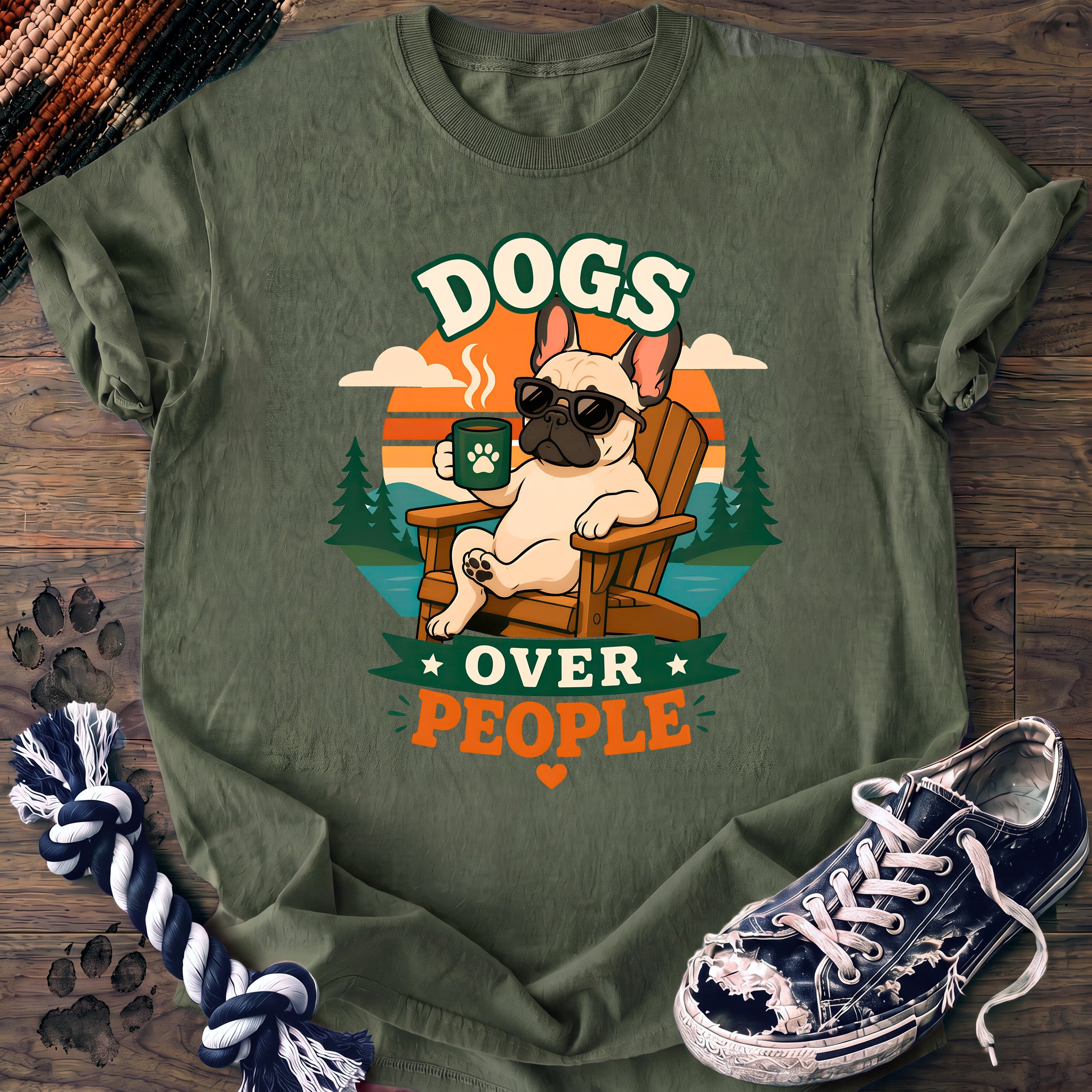 PAWSSION CLUB t-shirt in LightGreen color - SKU PC-0194