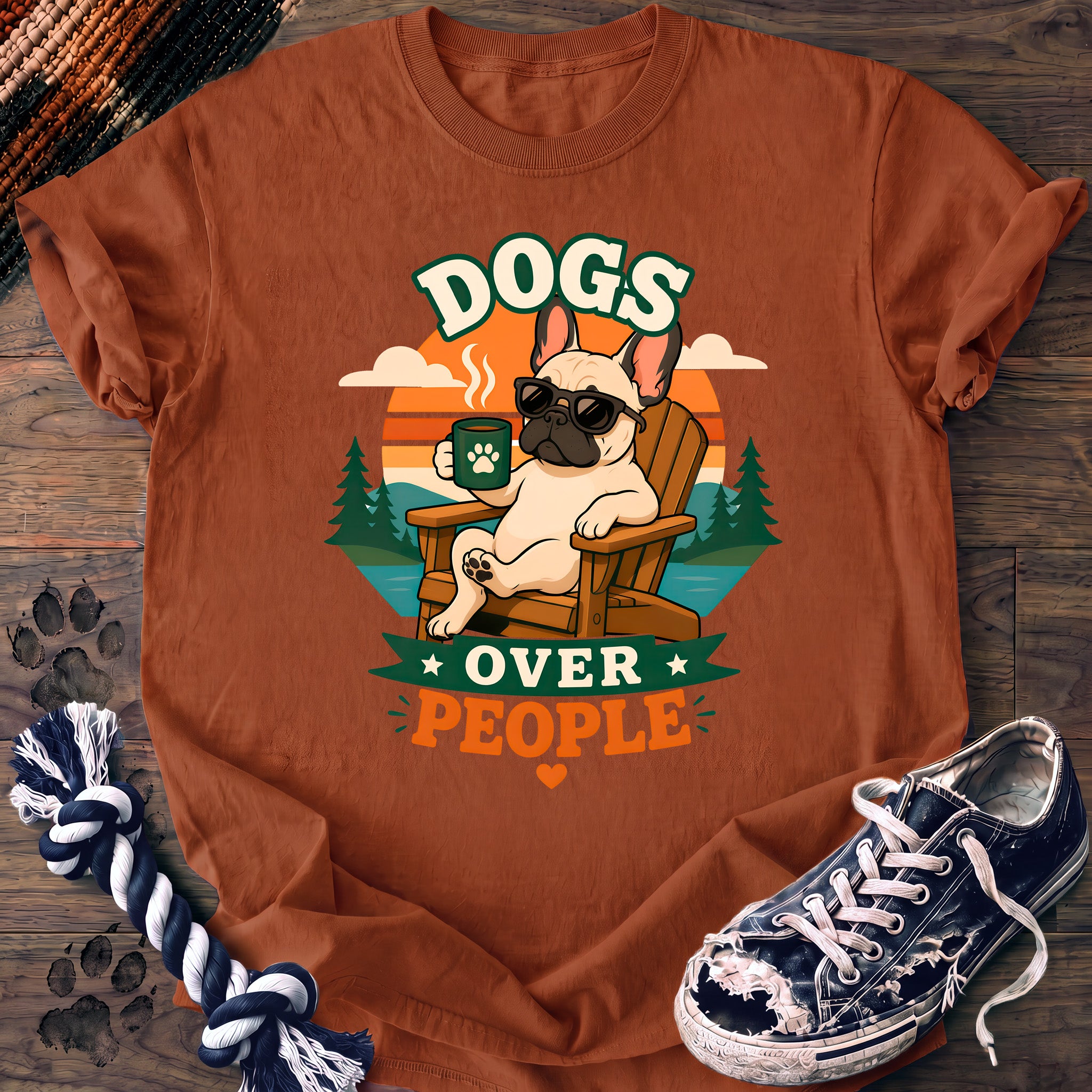 PAWSSION CLUB t-shirt in Yam color - SKU PC-0194