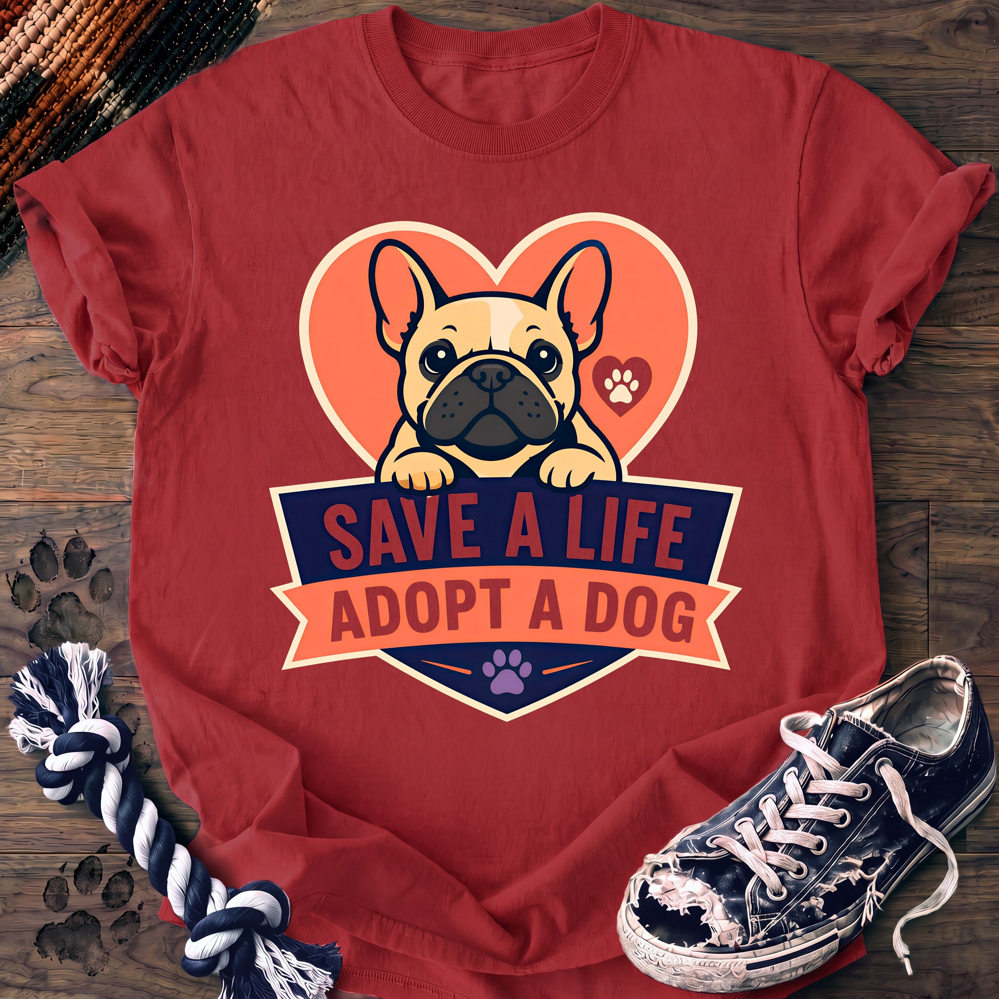 PAWSSION CLUB t-shirt in Watermelon color - SKU PC-0195