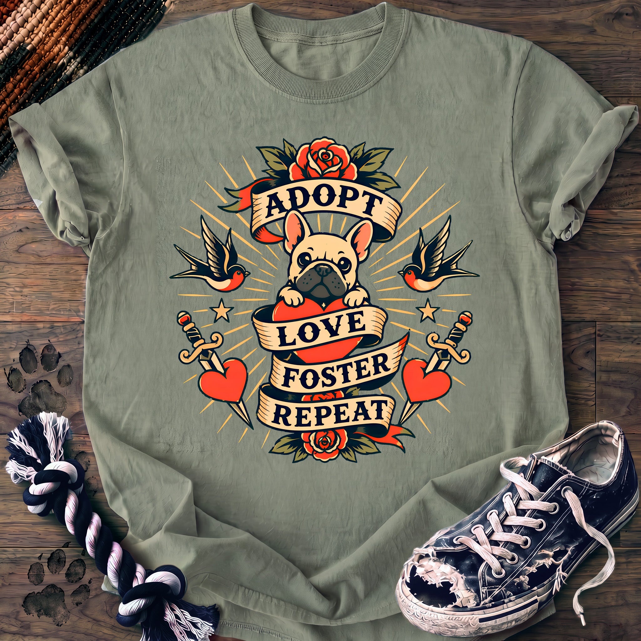 PAWSSION CLUB t-shirt in Bay color - SKU PC-0196