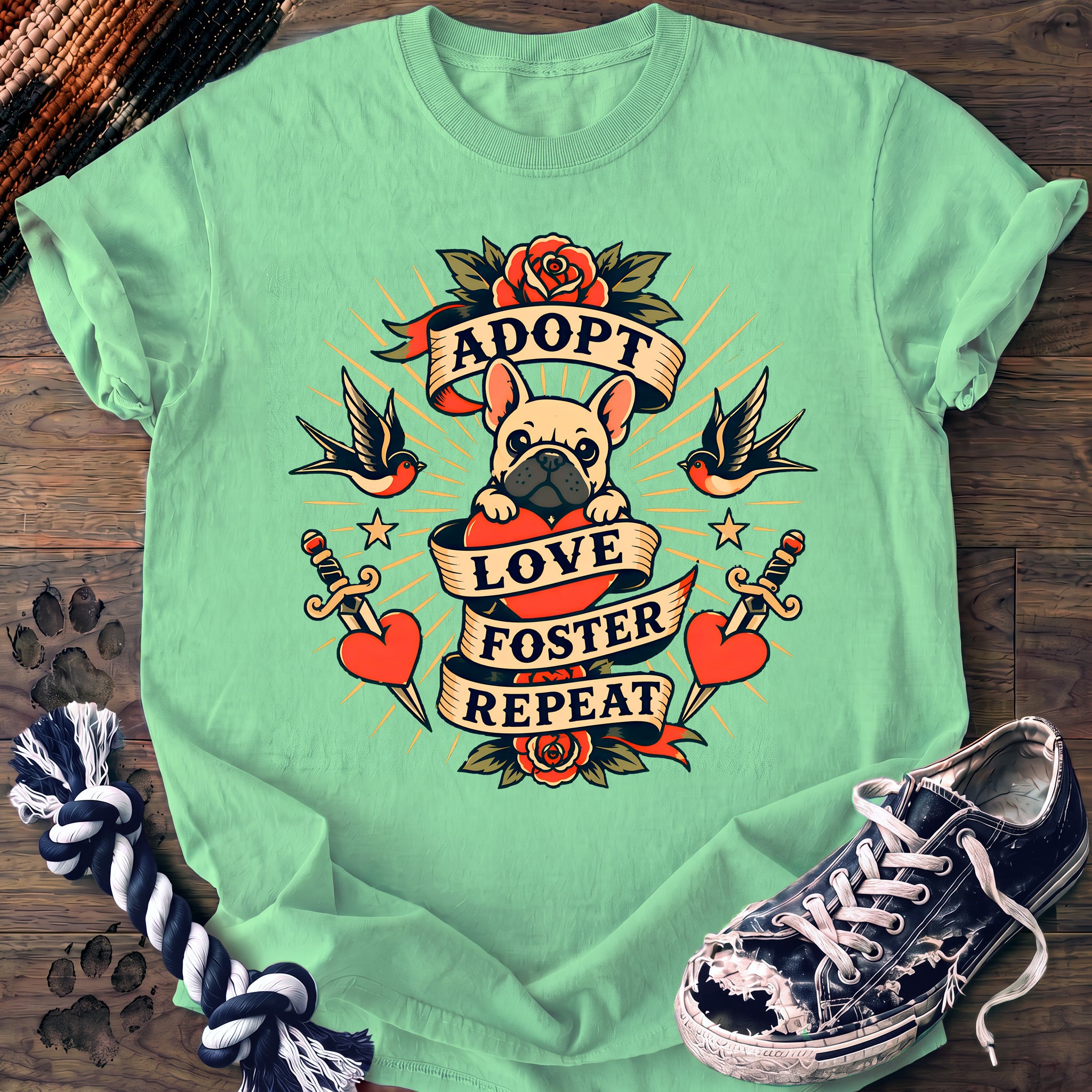 PAWSSION CLUB t-shirt in IslandReef color - SKU PC-0196