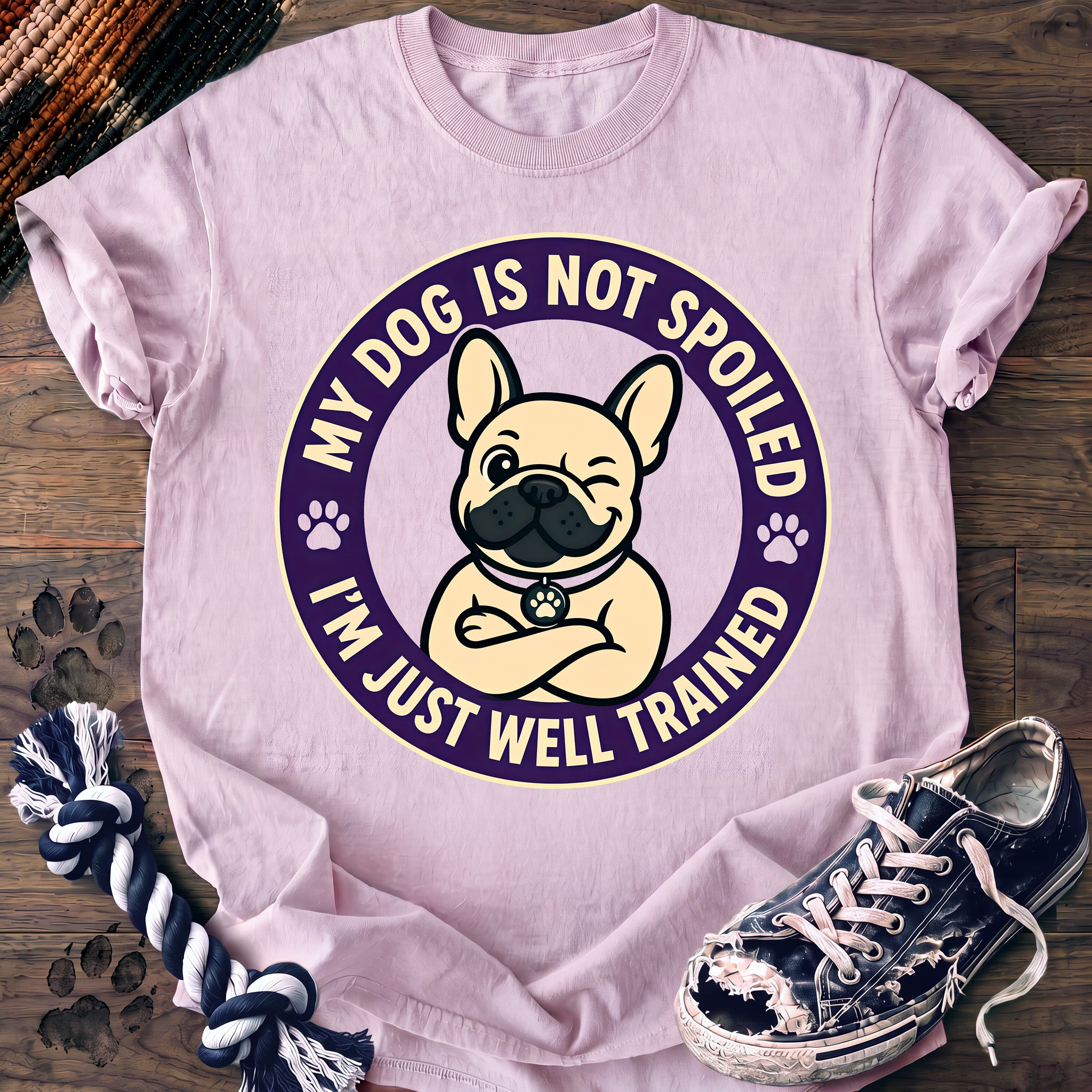 PAWSSION CLUB t-shirt in Blossom color - SKU PC-0197