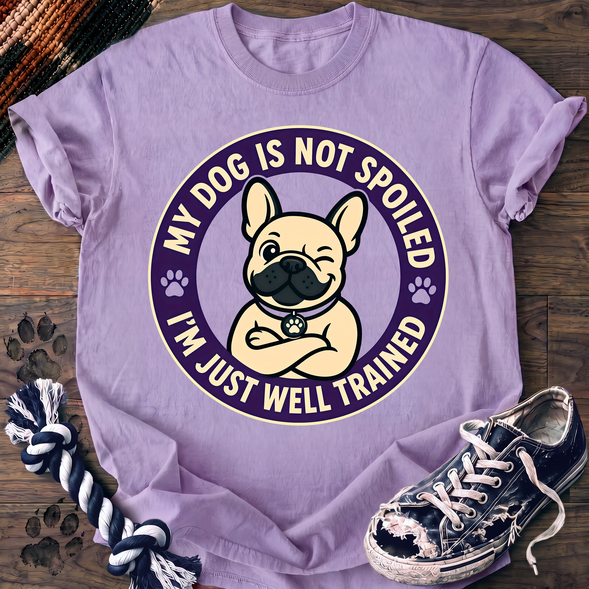 PAWSSION CLUB t-shirt in Orchid color - SKU PC-0197