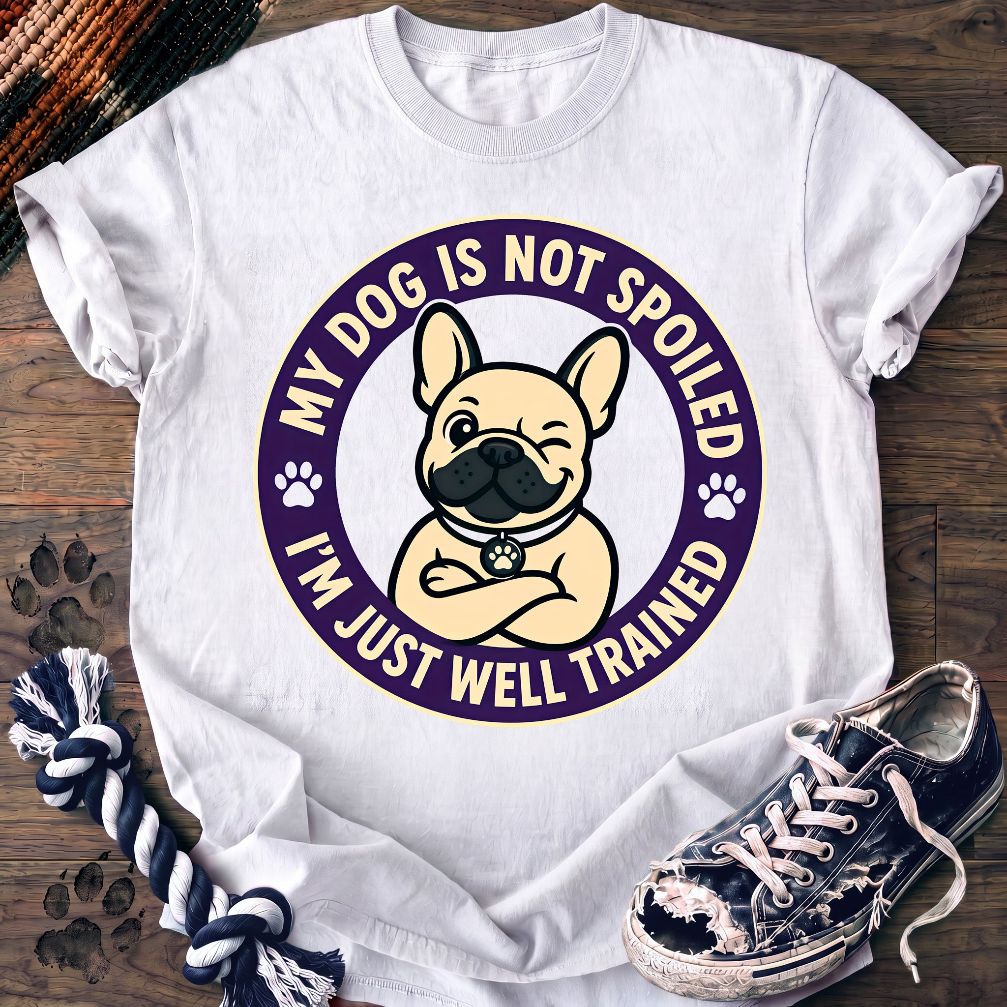 PAWSSION CLUB t-shirt in White color - SKU PC-0197