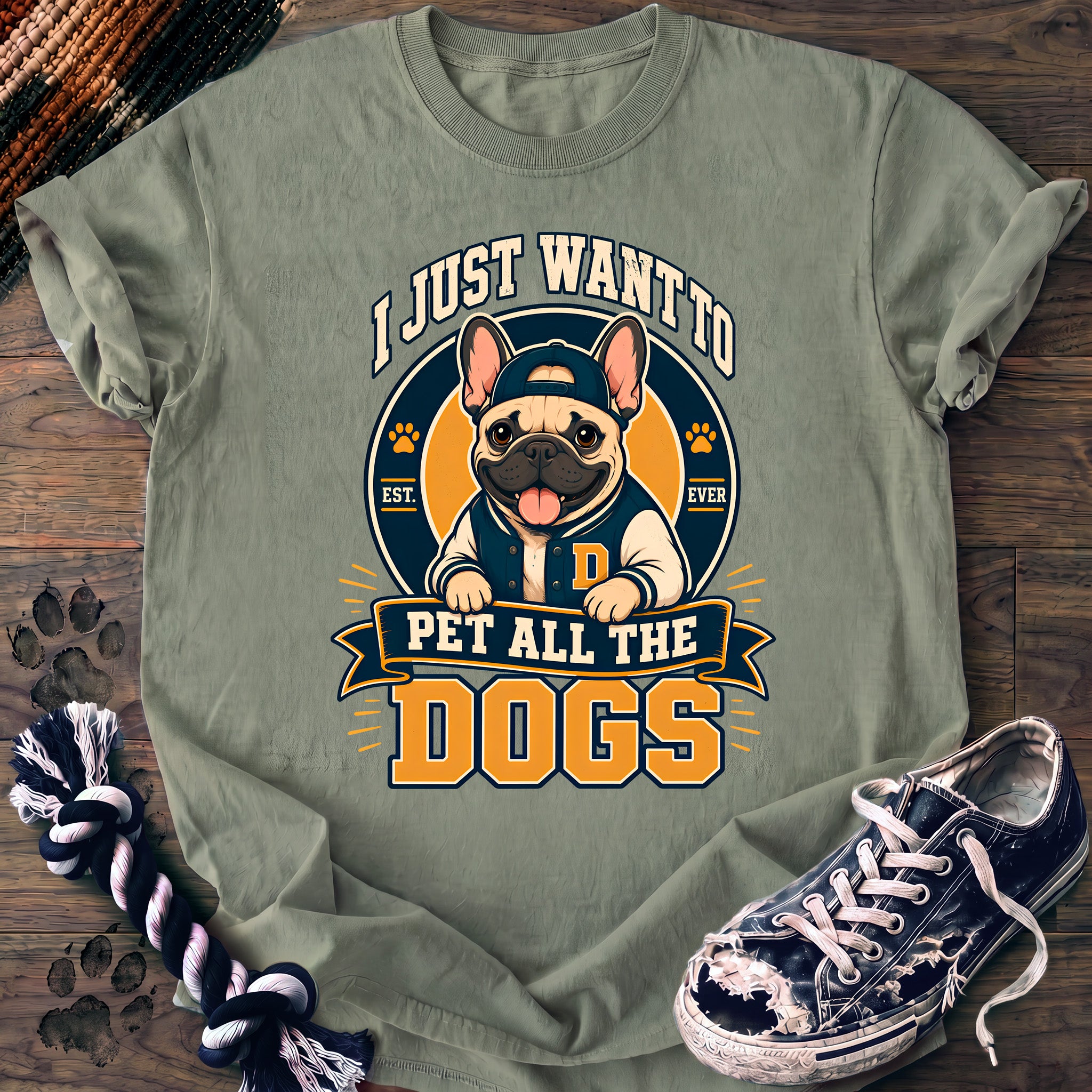 PAWSSION CLUB t-shirt in Bay color - SKU PC-0198