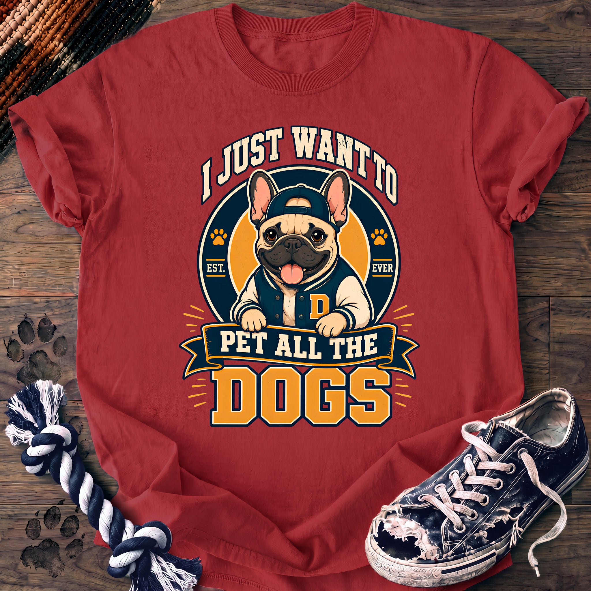 PAWSSION CLUB t-shirt in Watermelon color - SKU PC-0198