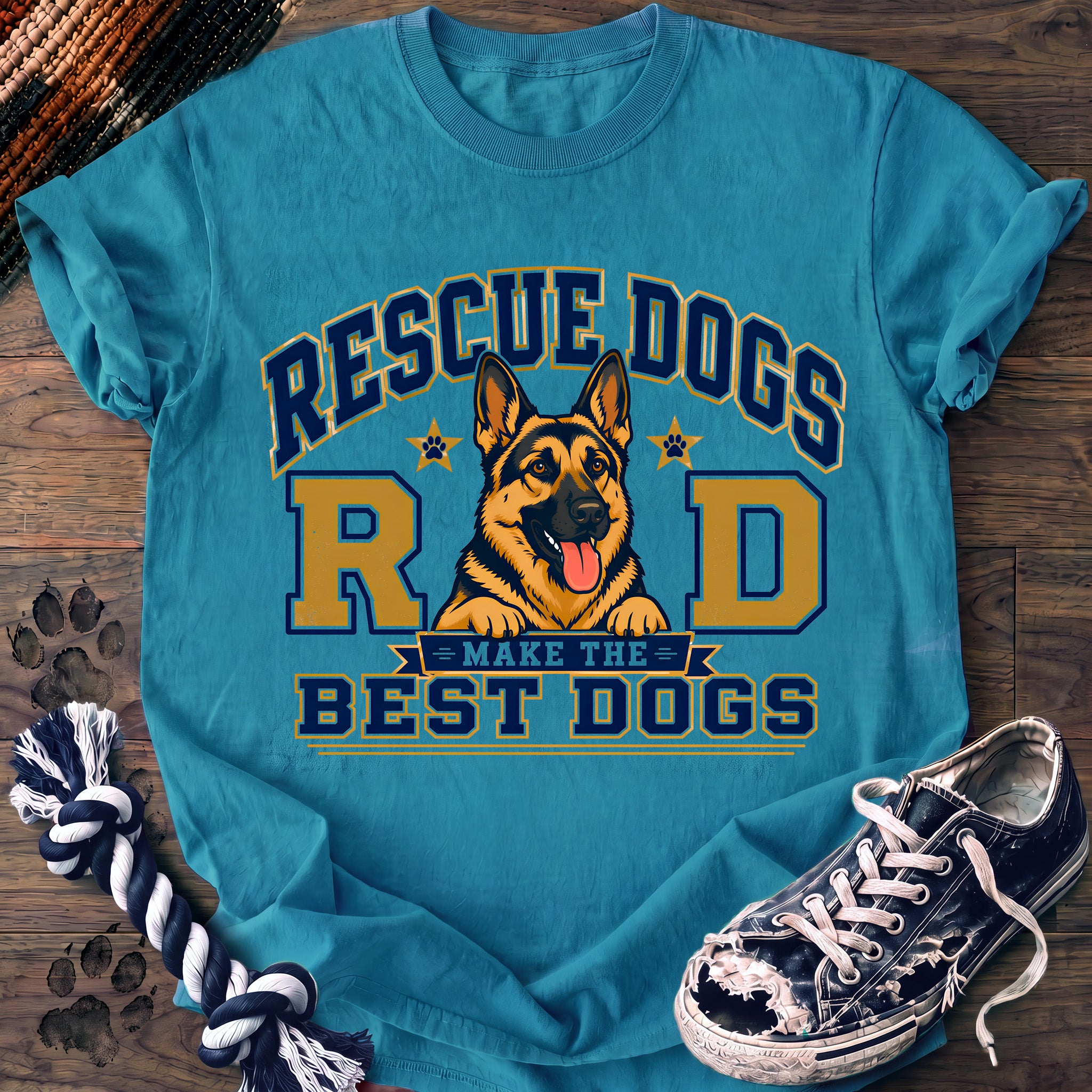PAWSSION CLUB t-shirt in Sapphire color - SKU PC-0199