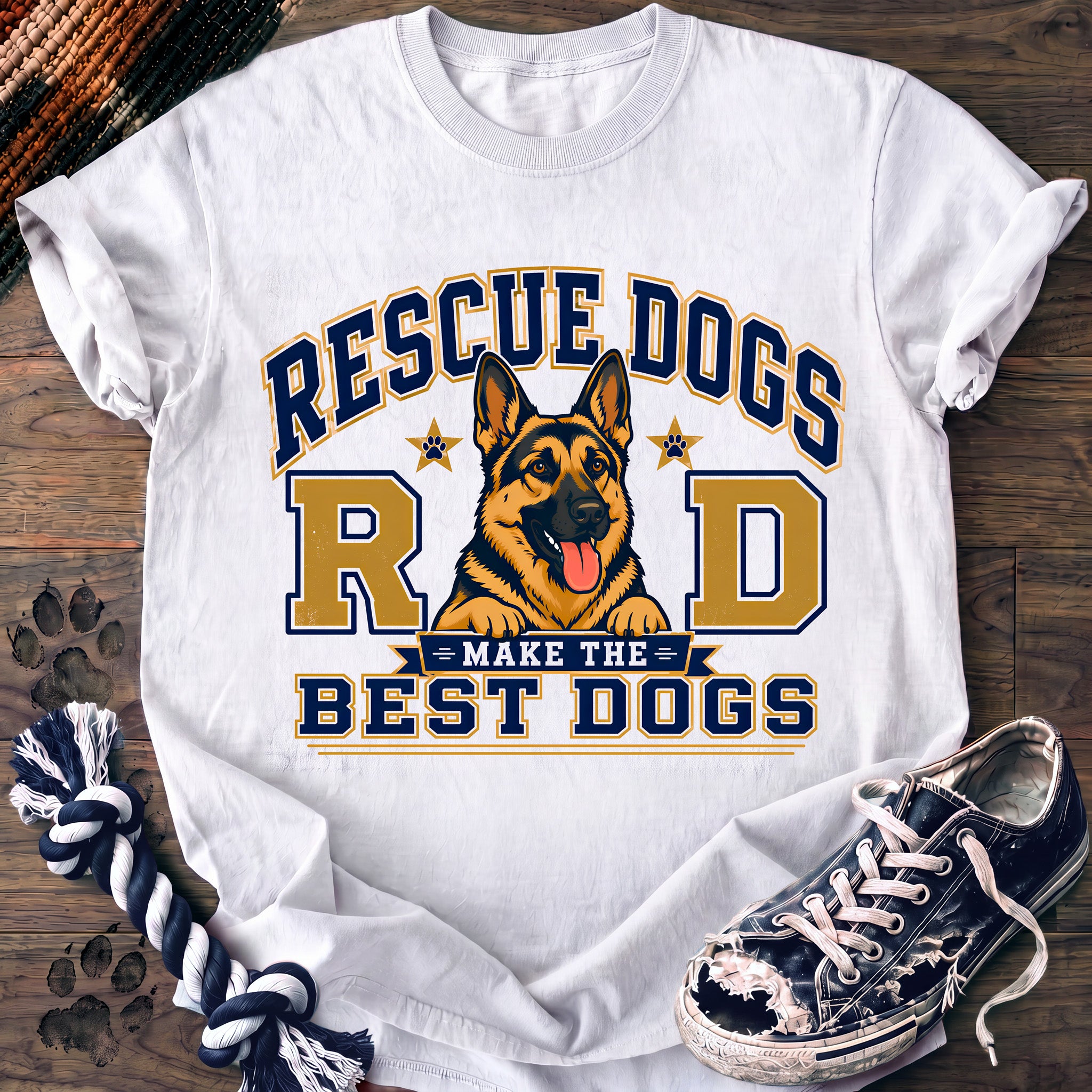 PAWSSION CLUB t-shirt in White color - SKU PC-0199