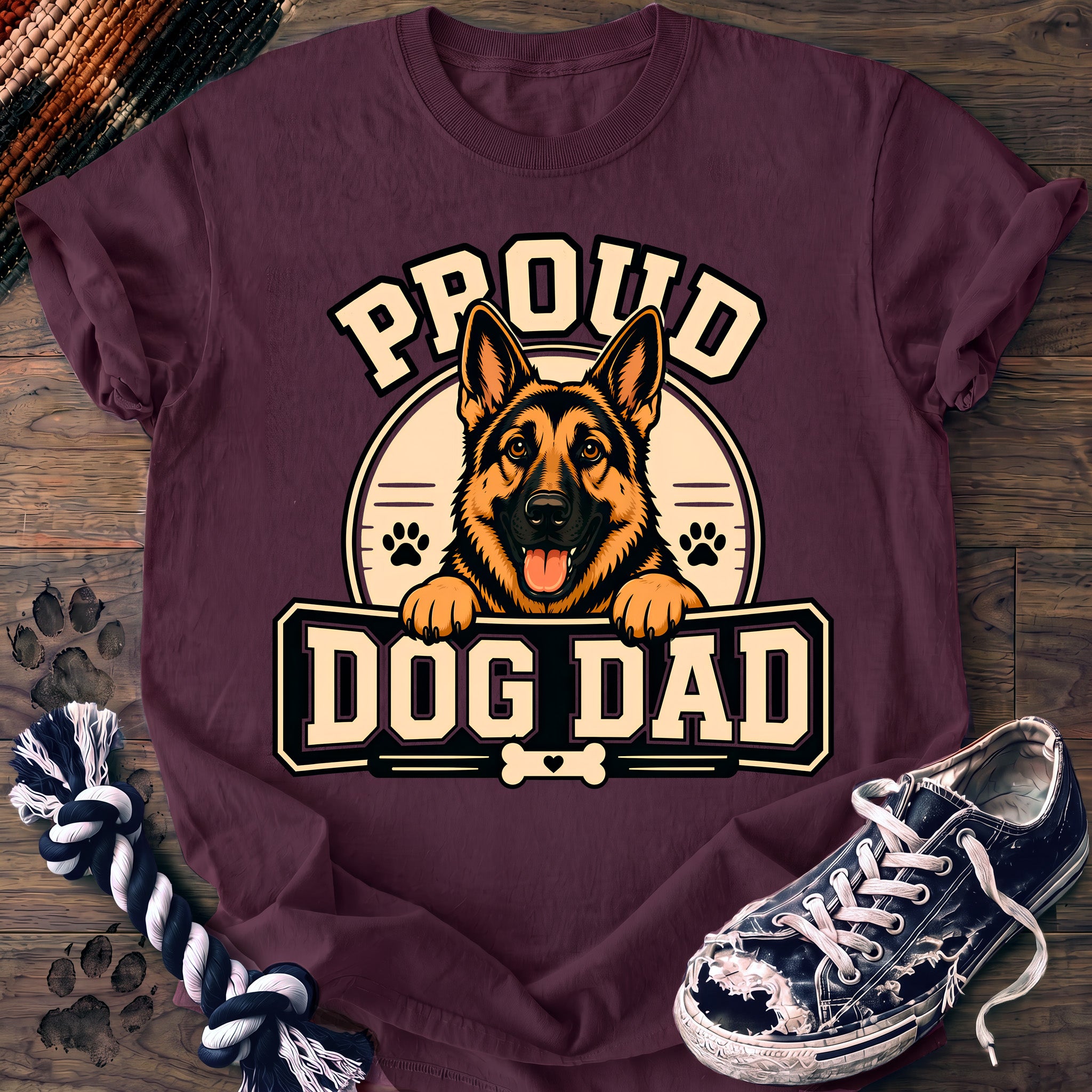 PAWSSION CLUB t-shirt in Berry color - SKU PC-0200
