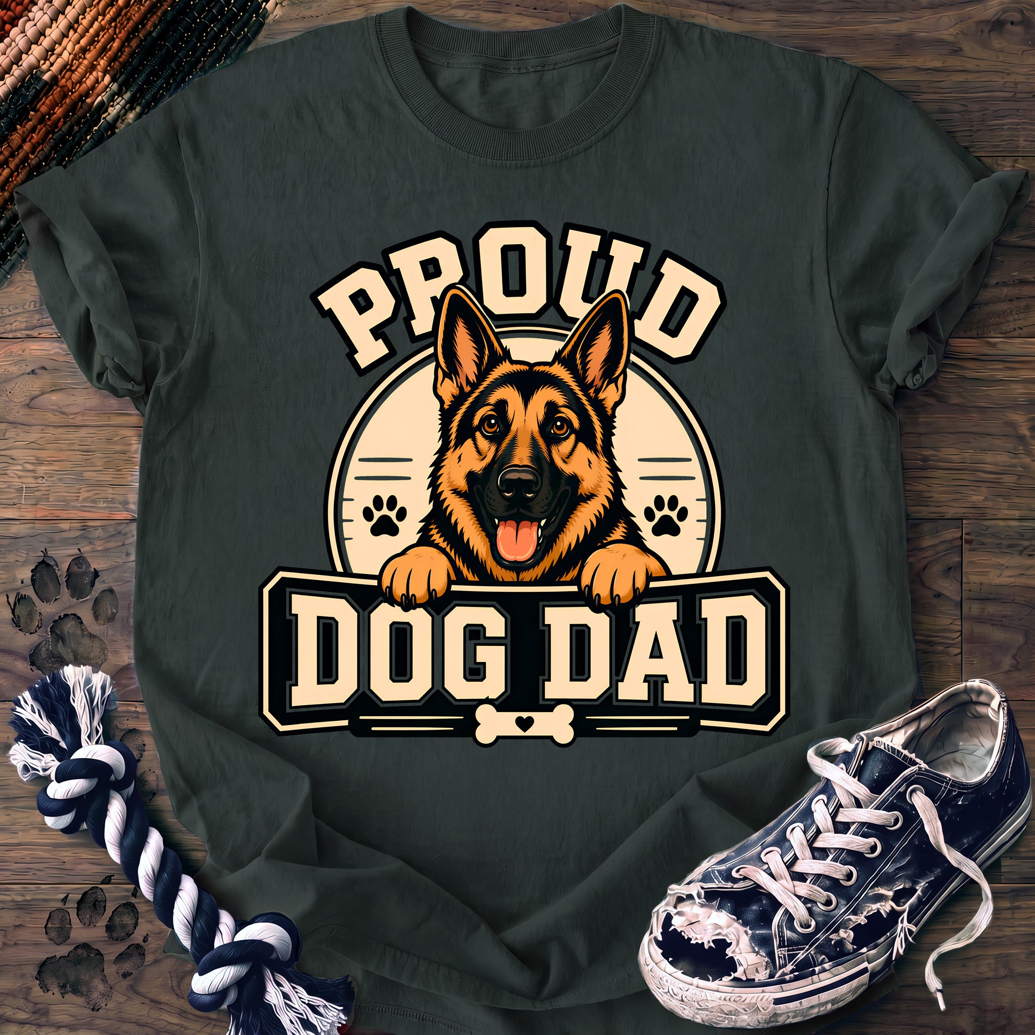 PAWSSION CLUB t-shirt in BlueSpruce color - SKU PC-0200