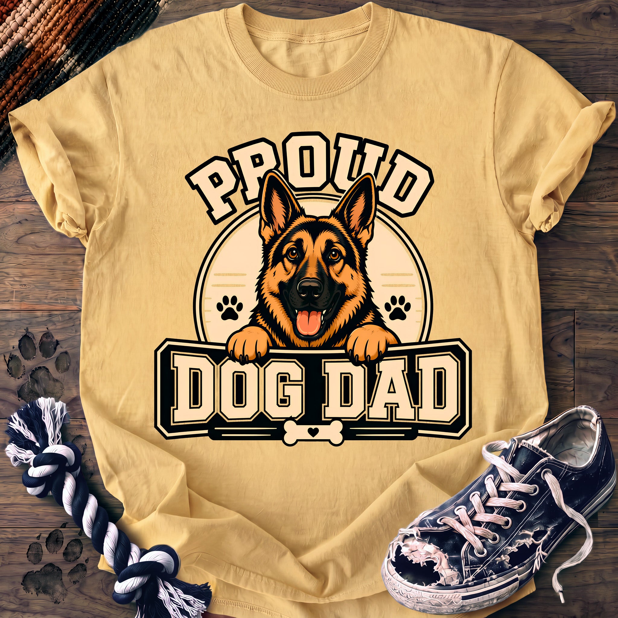 PAWSSION CLUB t-shirt in Butter color - SKU PC-0200
