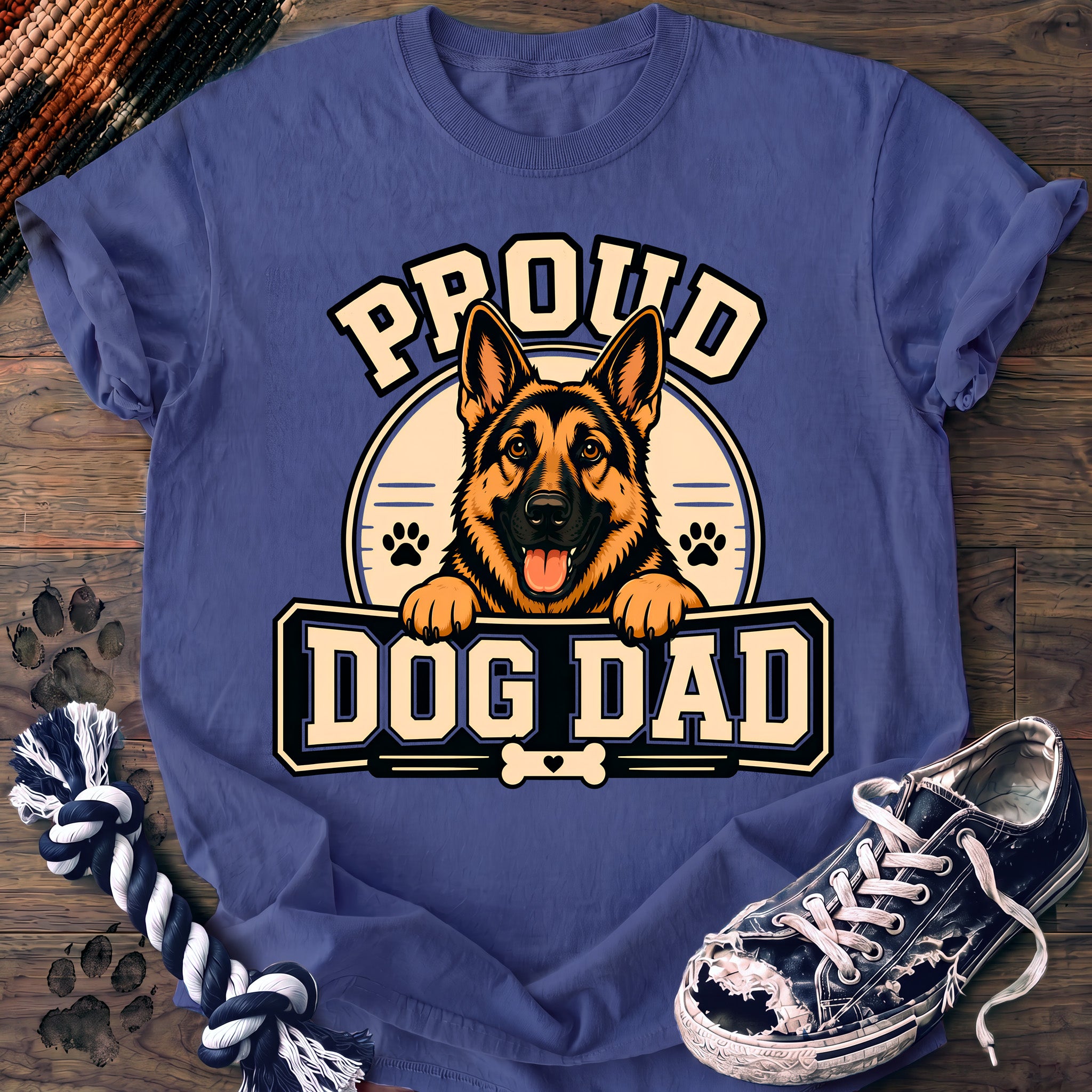 PAWSSION CLUB t-shirt in FloBlue color - SKU PC-0200