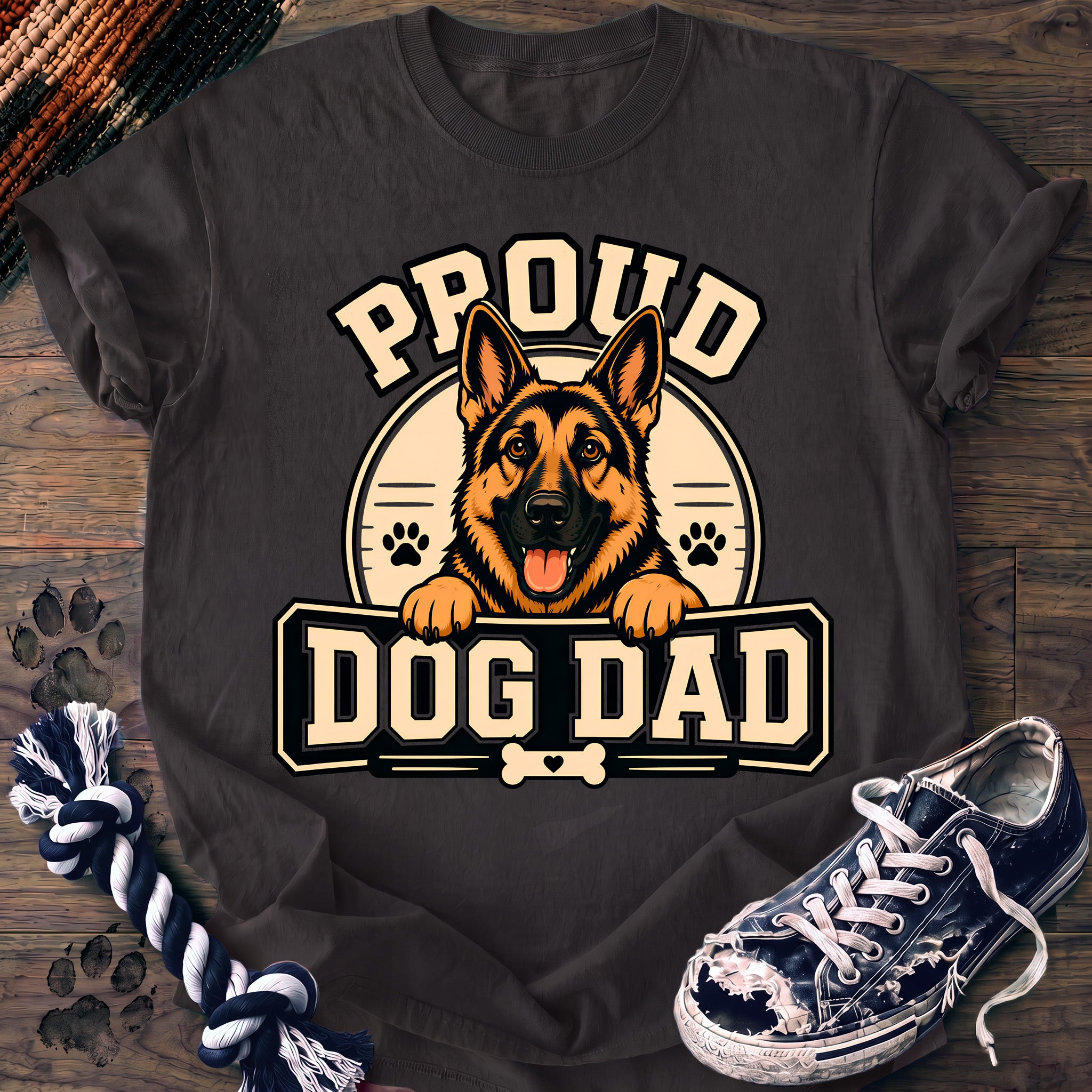 PAWSSION CLUB t-shirt in Graphite color - SKU PC-0200