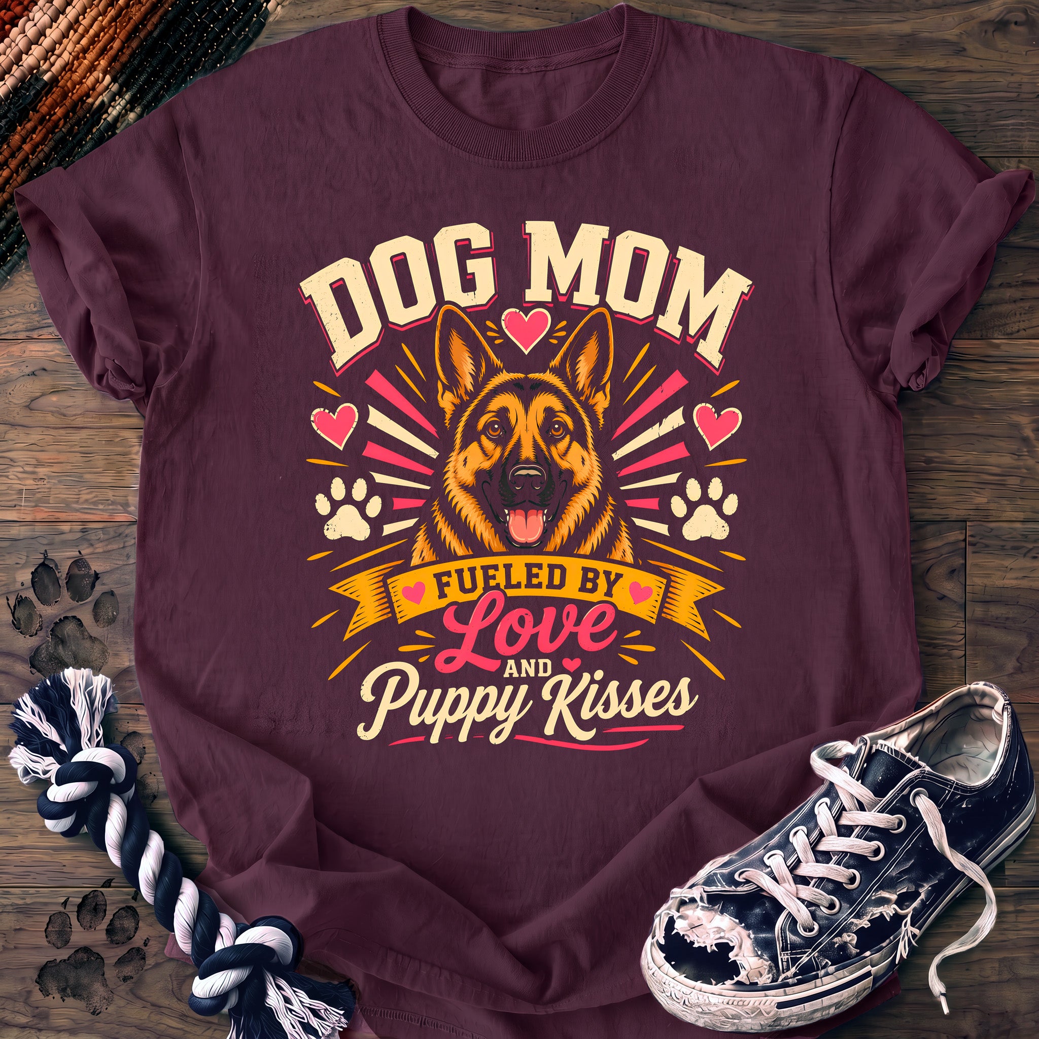 PAWSSION CLUB t-shirt in Berry color - SKU PC-0201