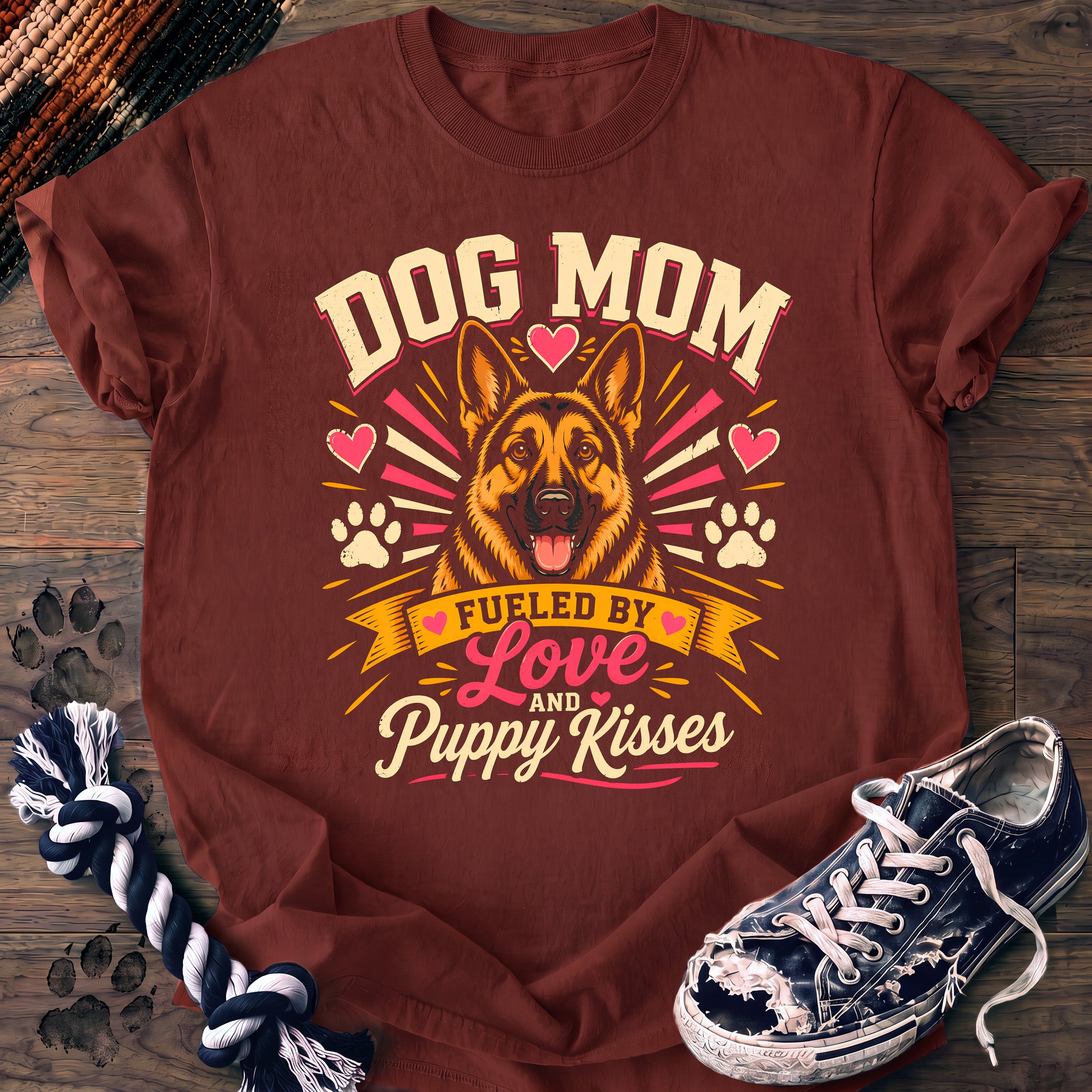 PAWSSION CLUB t-shirt in Brick color - SKU PC-0201