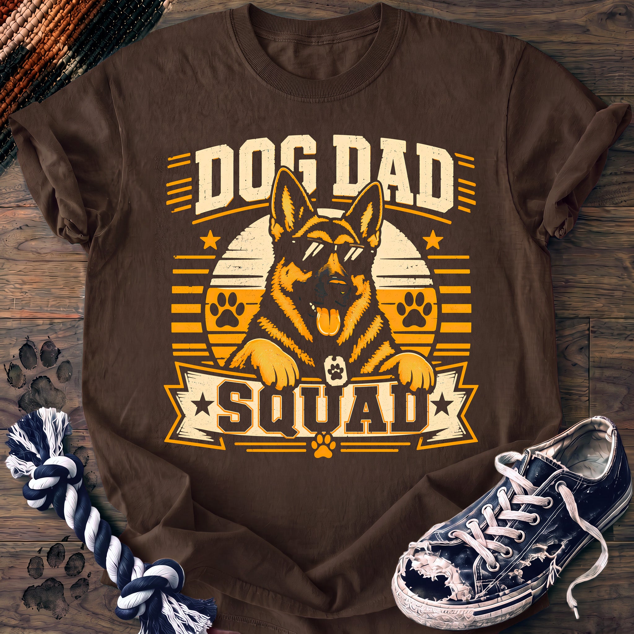 PAWSSION CLUB t-shirt in Espresso color - SKU PC-0202