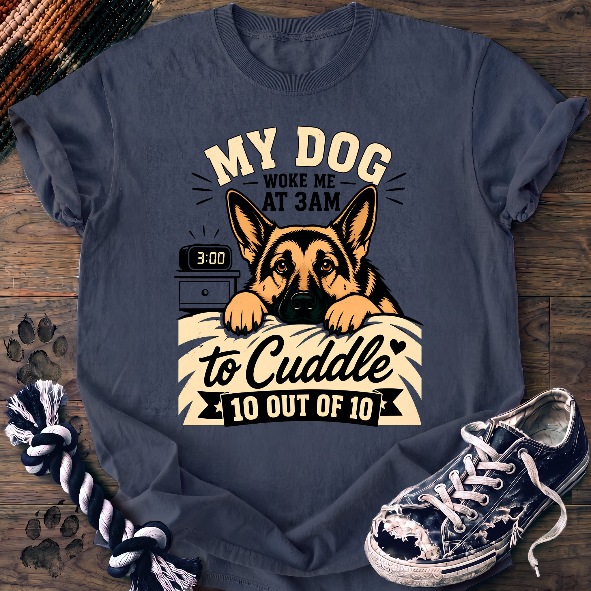 PAWSSION CLUB t-shirt in BlueJean color - SKU PC-0203