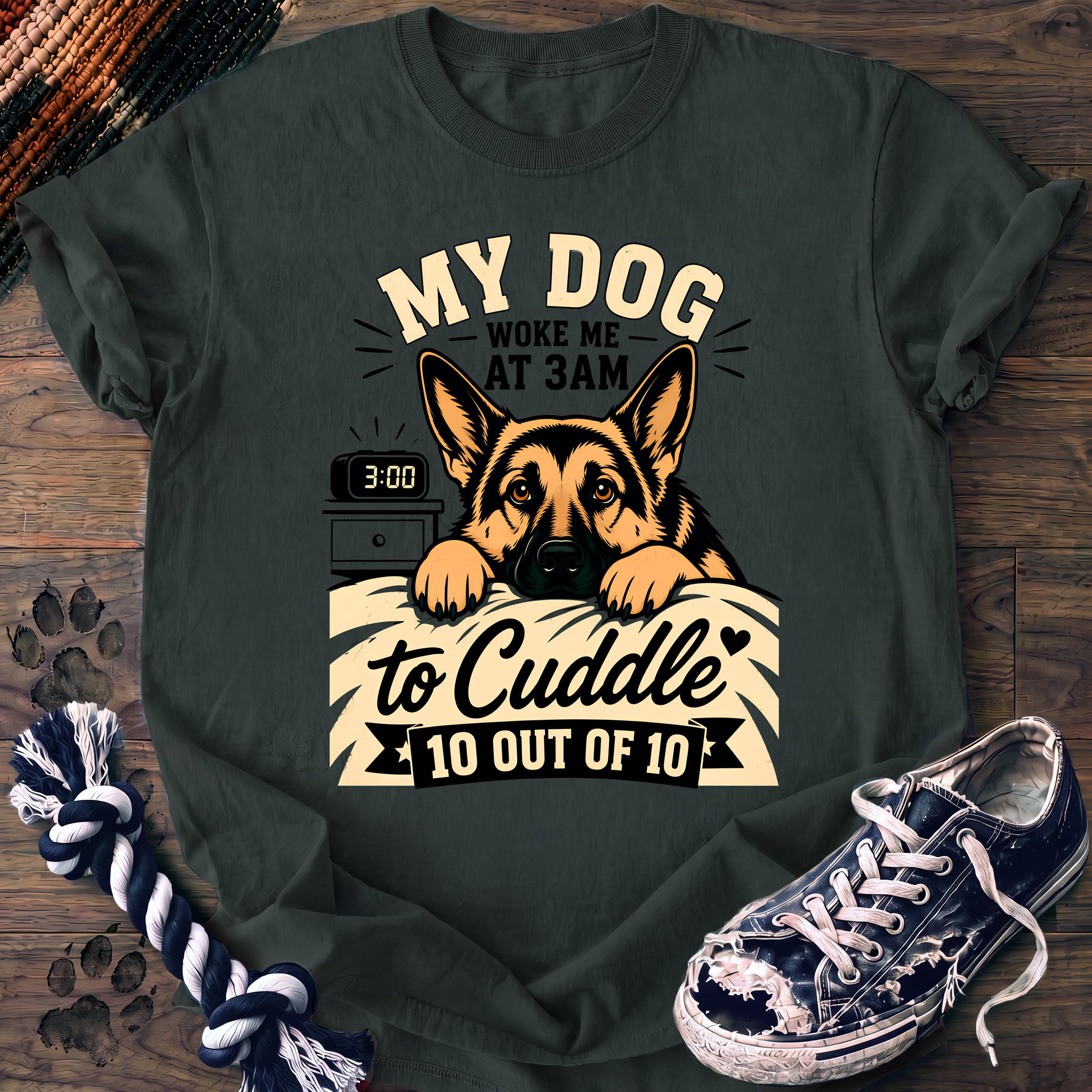 PAWSSION CLUB t-shirt in BlueSpruce color - SKU PC-0203