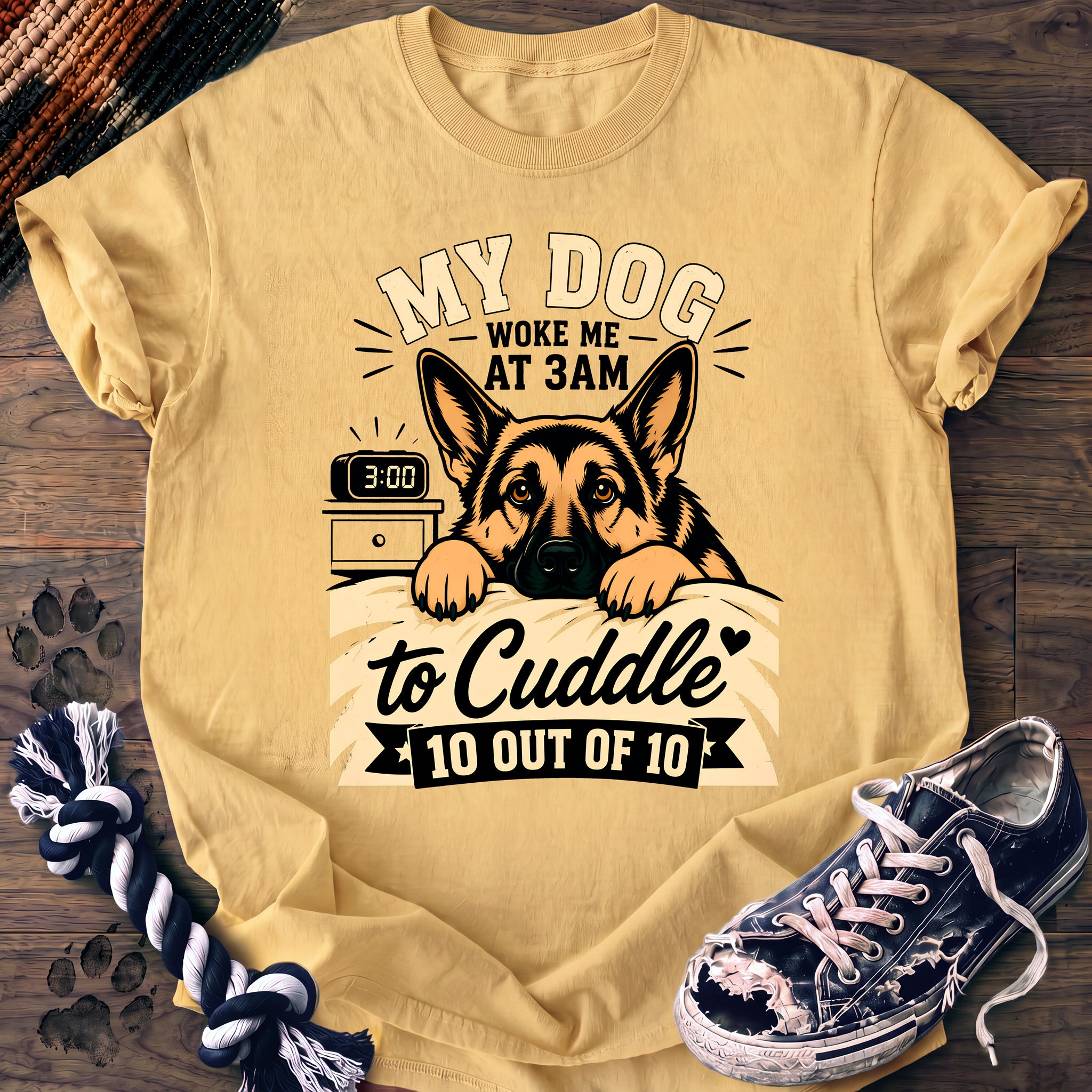 PAWSSION CLUB t-shirt in Butter color - SKU PC-0203