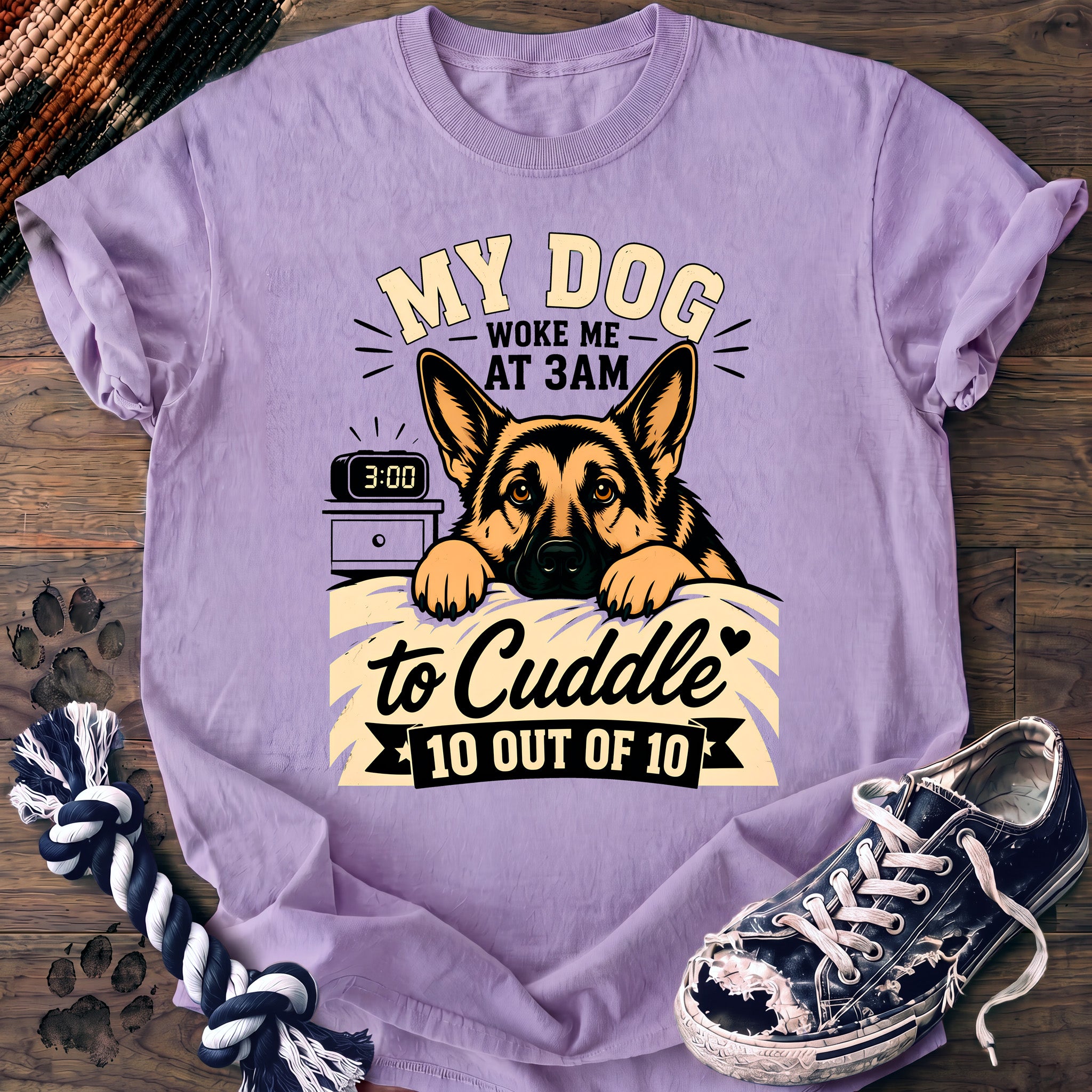 PAWSSION CLUB t-shirt in Orchid color - SKU PC-0203