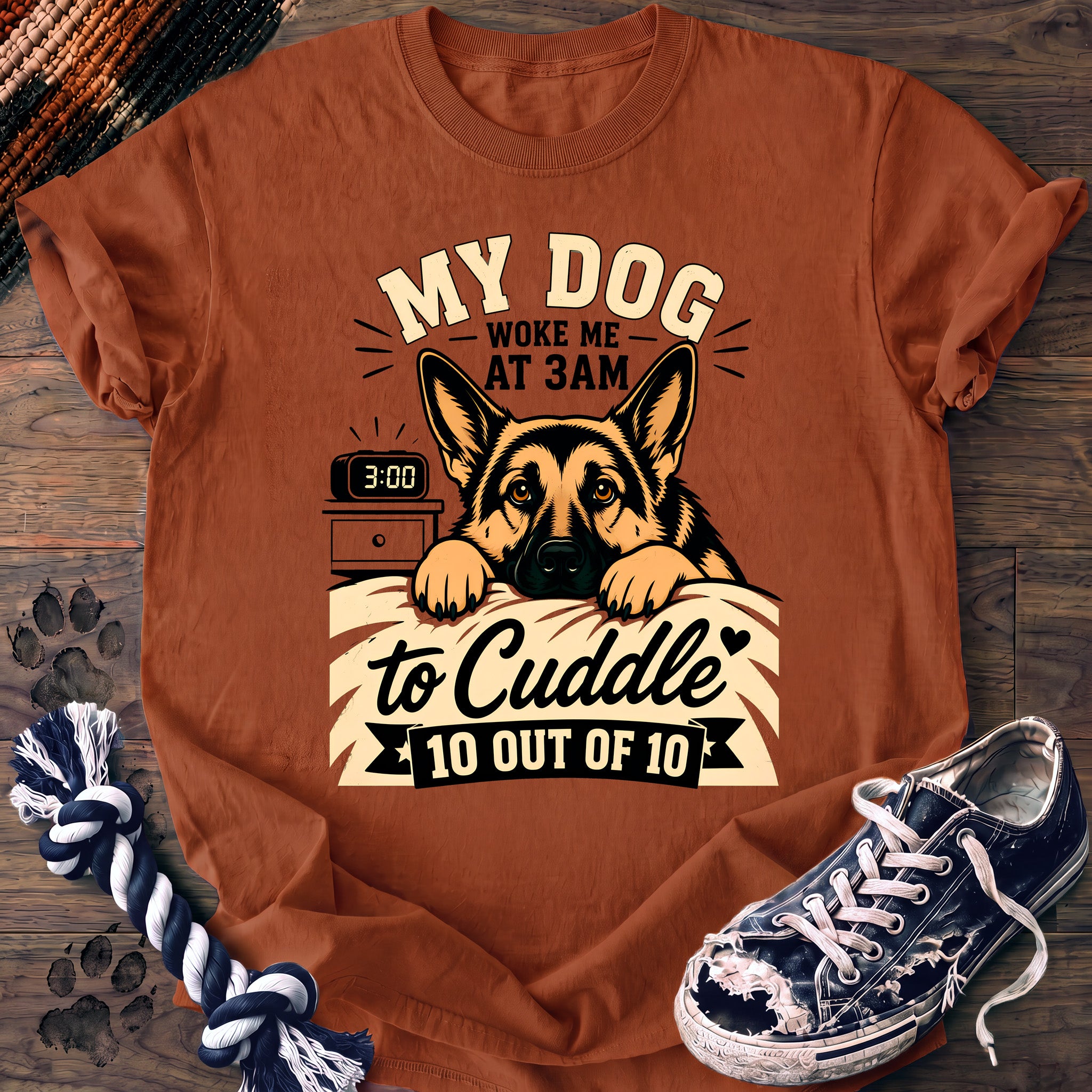 PAWSSION CLUB t-shirt in Yam color - SKU PC-0203